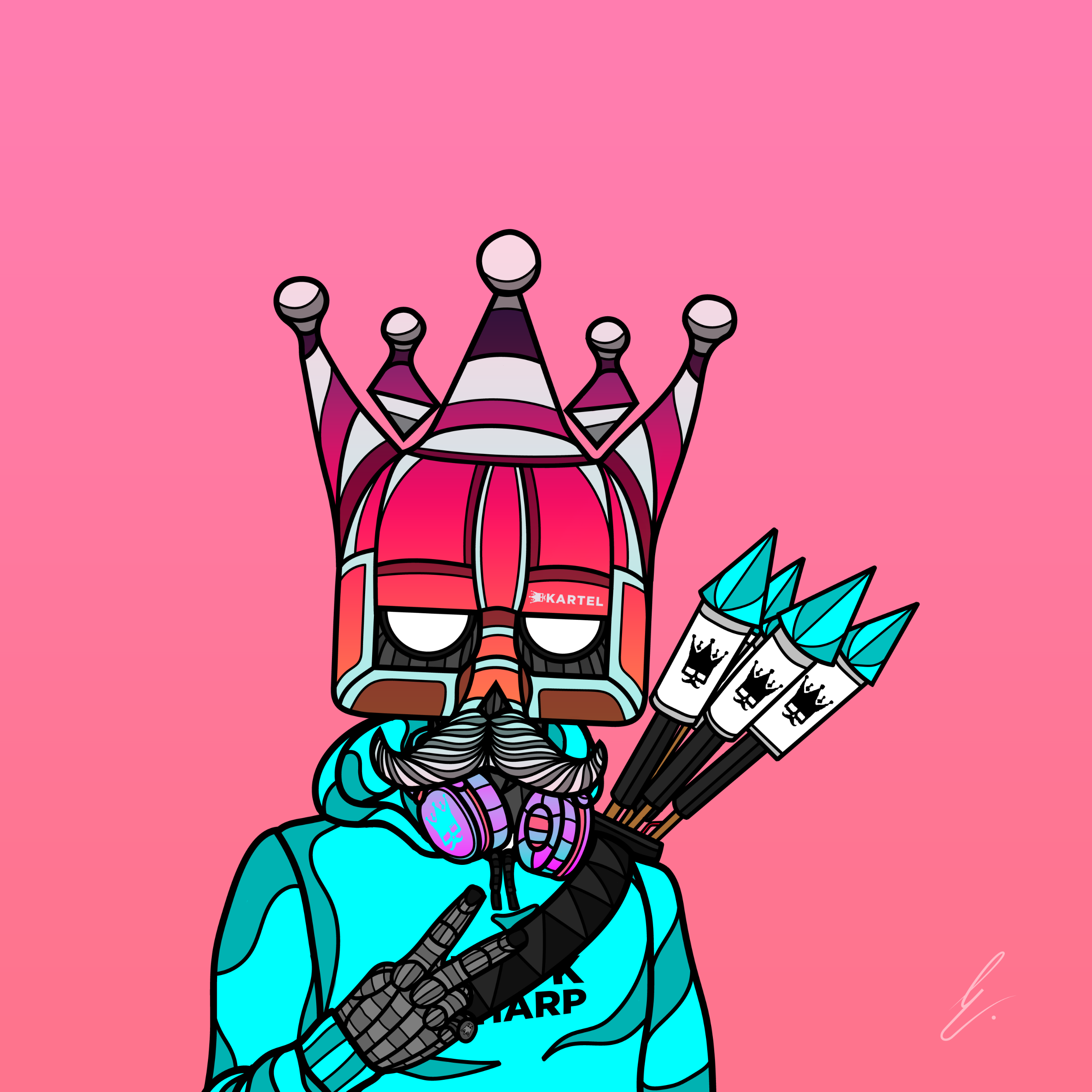 B-KARTEL: SQUADDIES #2238 NFT on Algorand