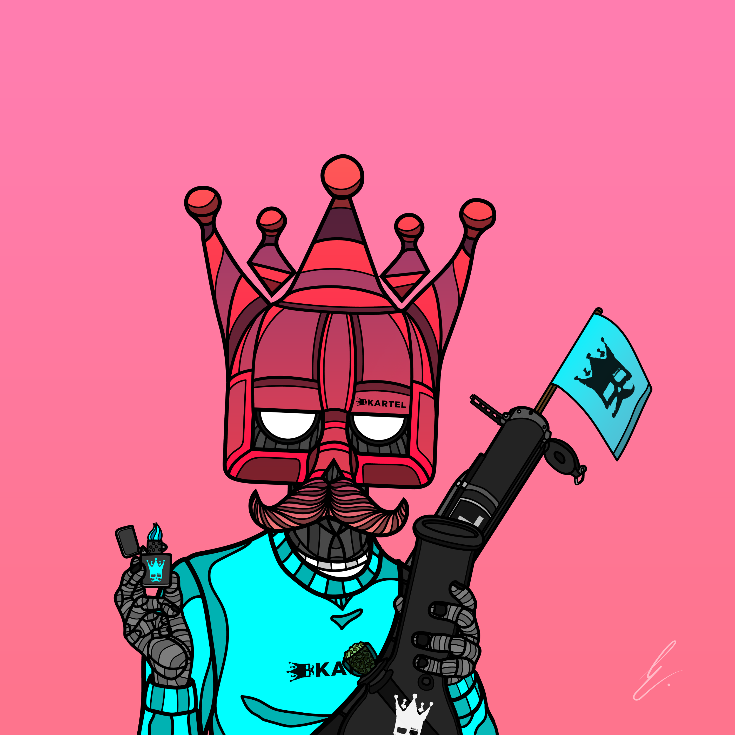 B-KARTEL: SQUADDIES #2253 NFT on Algorand