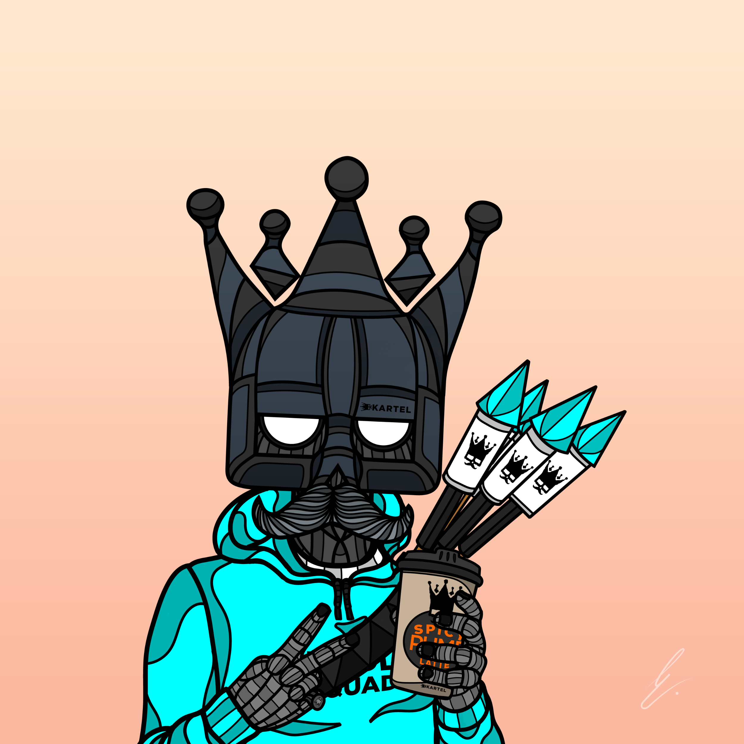 B-KARTEL: SQUADDIES #2271 NFT on Algorand