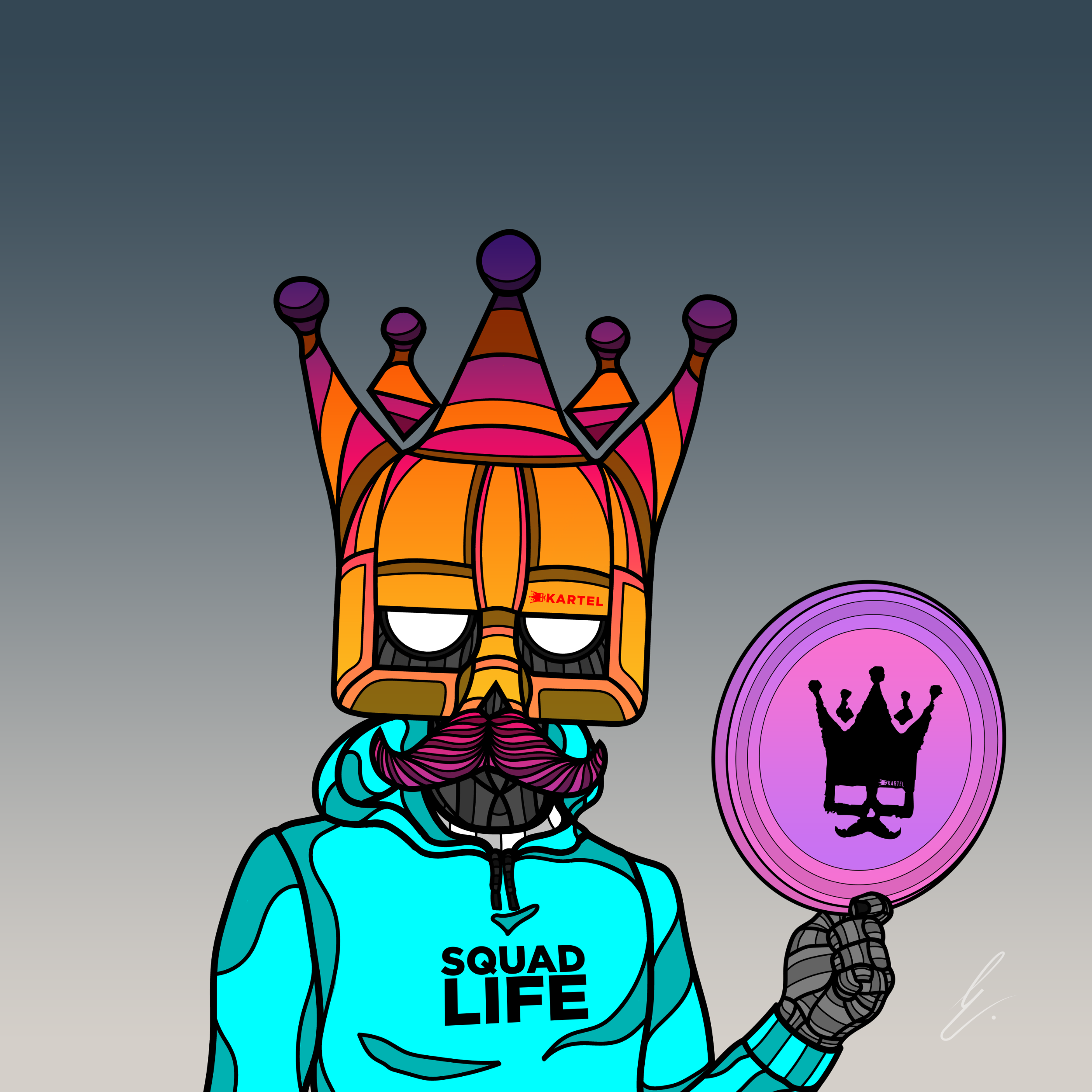 B-KARTEL: SQUADDIES #2286 NFT on Algorand