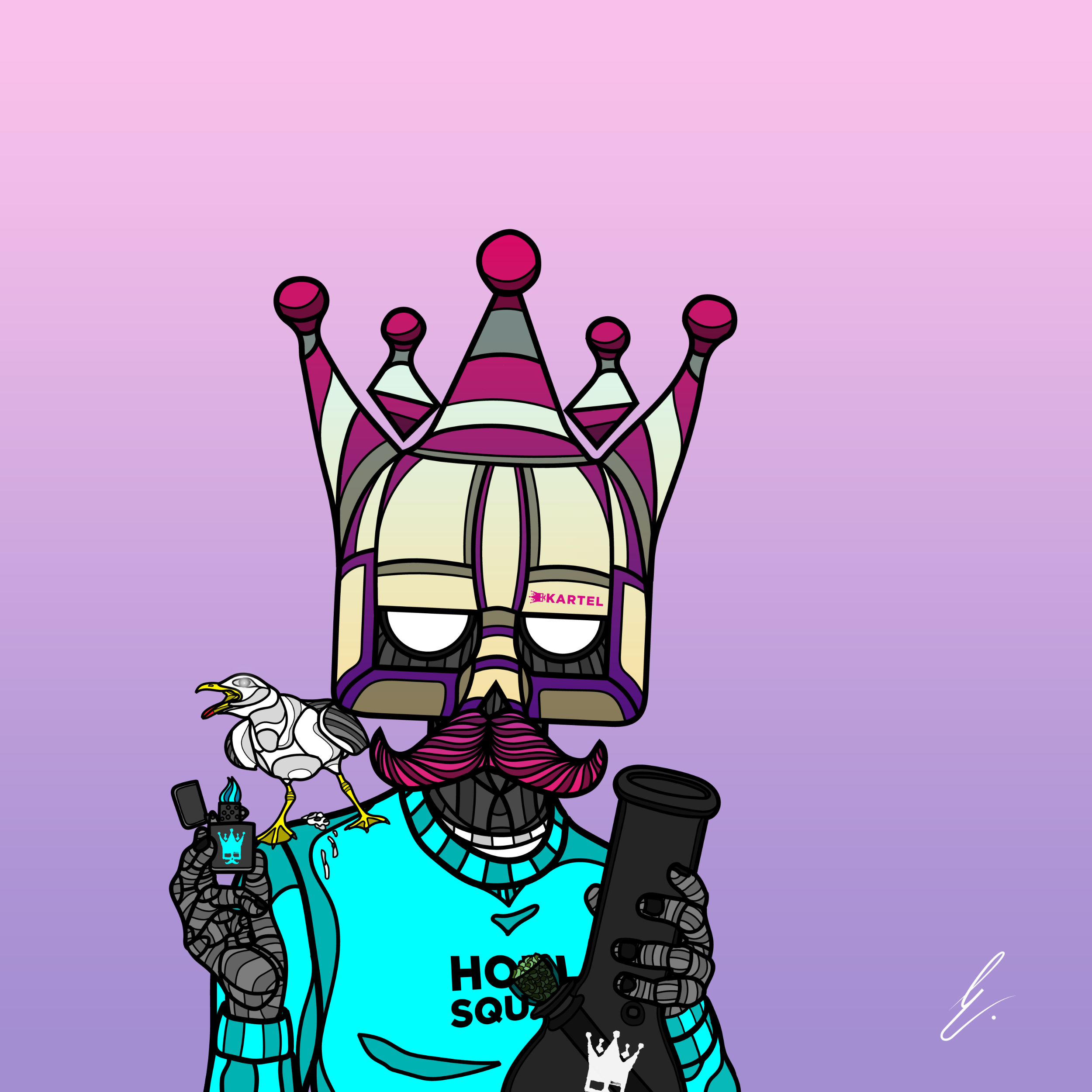 B-KARTEL: SQUADDIES #2293 NFT on Algorand