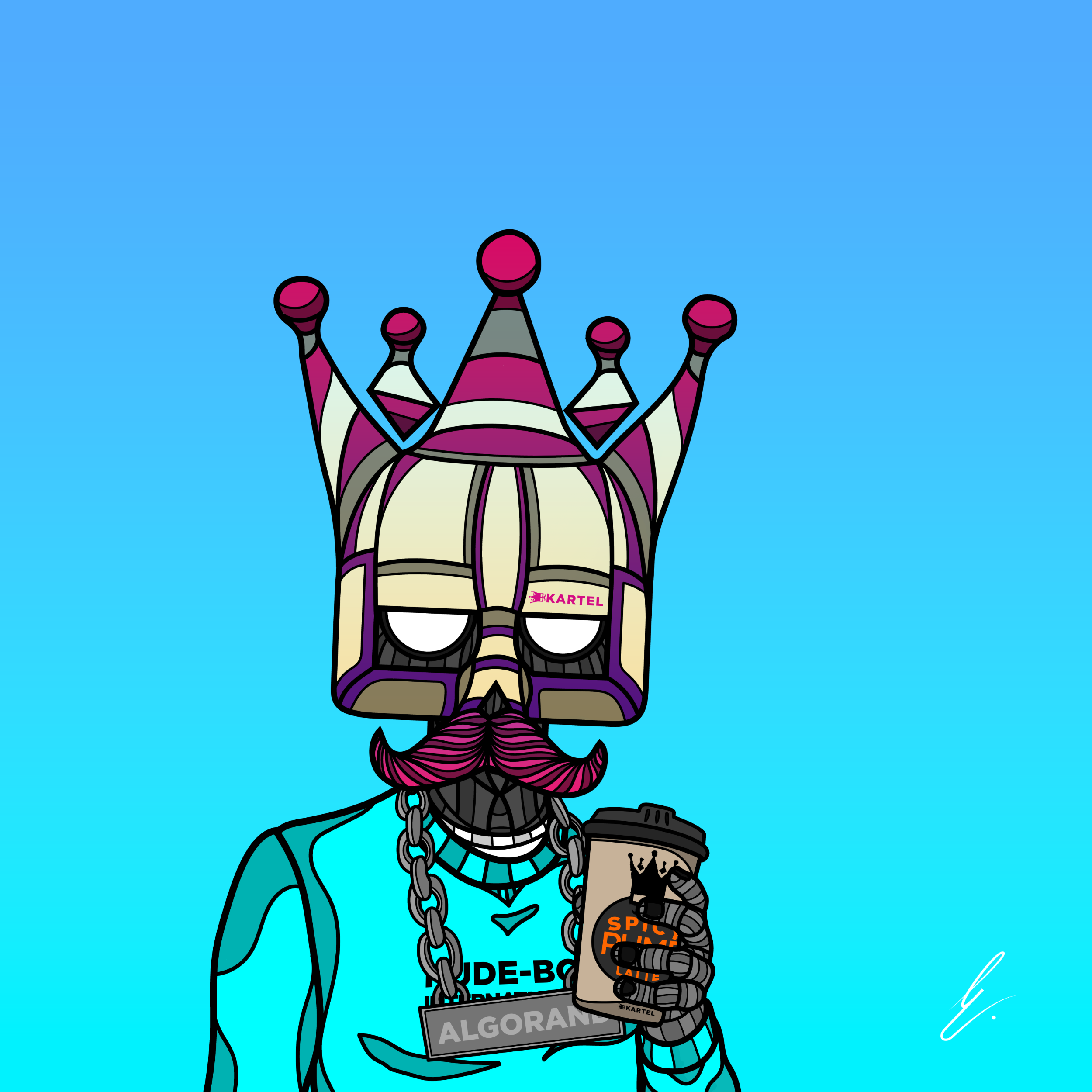 B-KARTEL: SQUADDIES #2296 NFT on Algorand