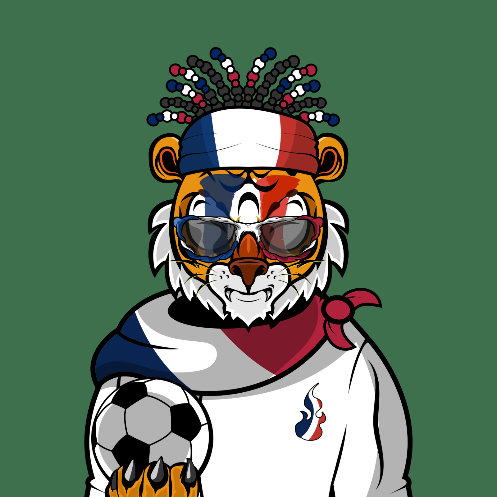 Football TigerChi #1509 NFT on Algorand