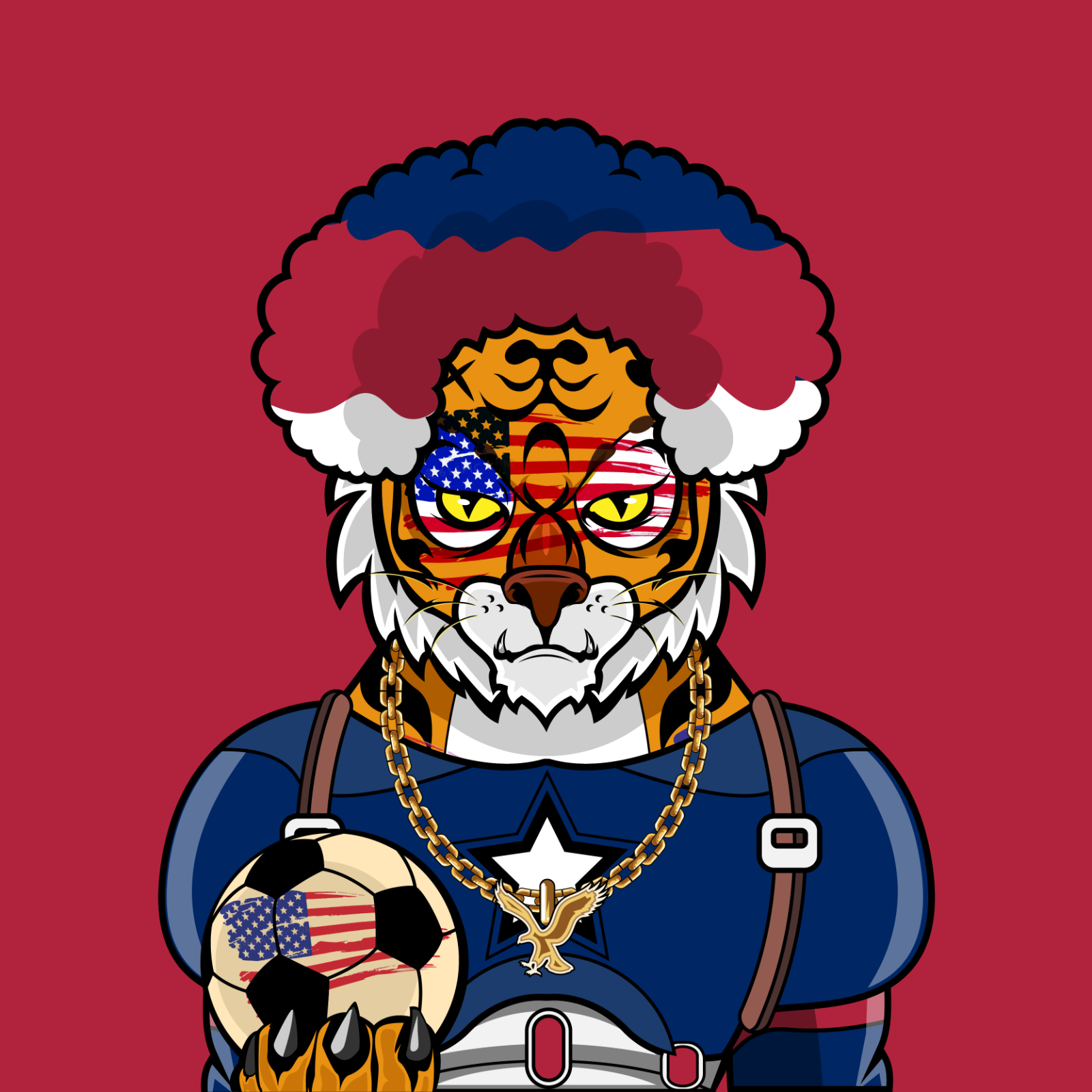 Football TigerChi #1041 NFT on Algorand