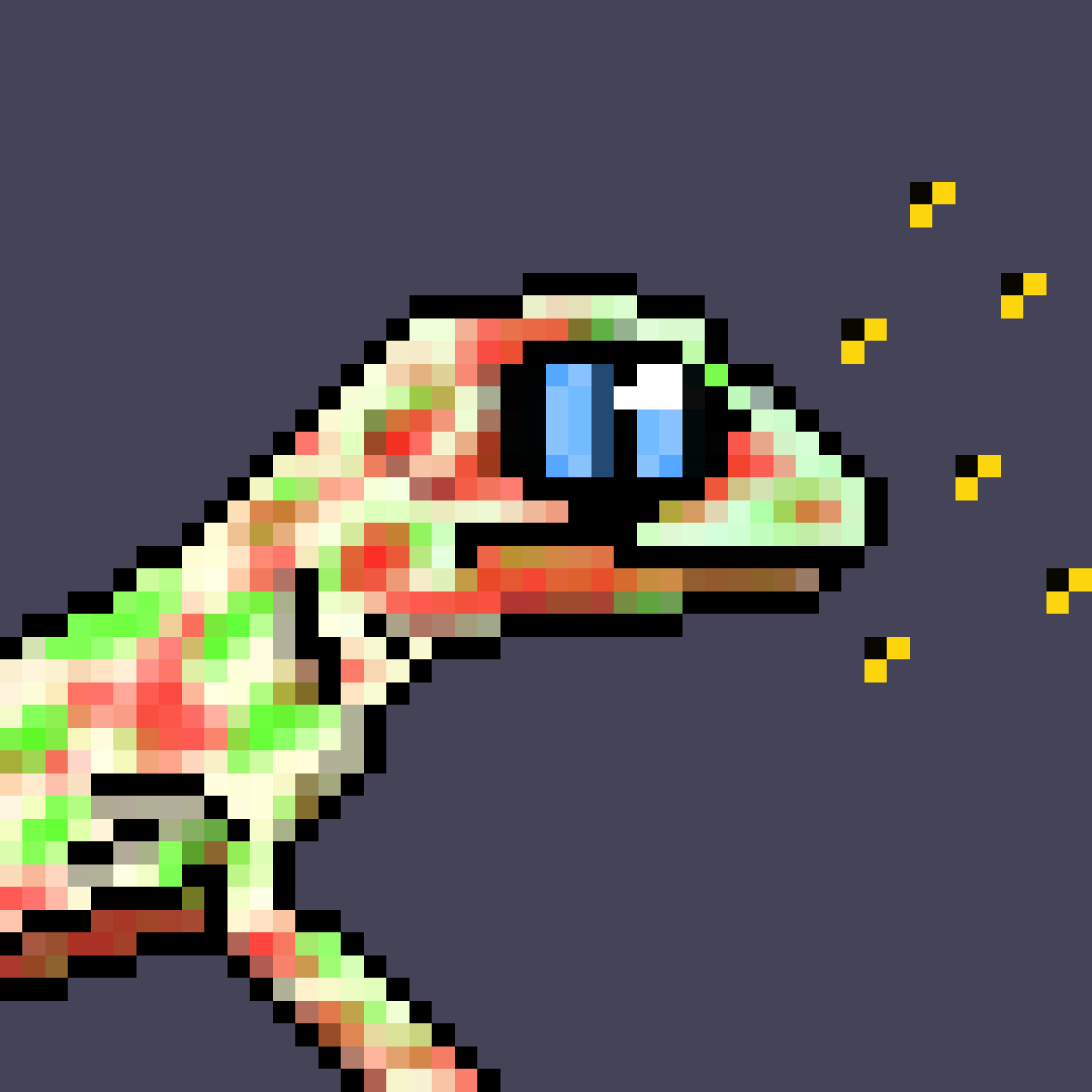 Pixel Geko: #0872 NFT on Algorand