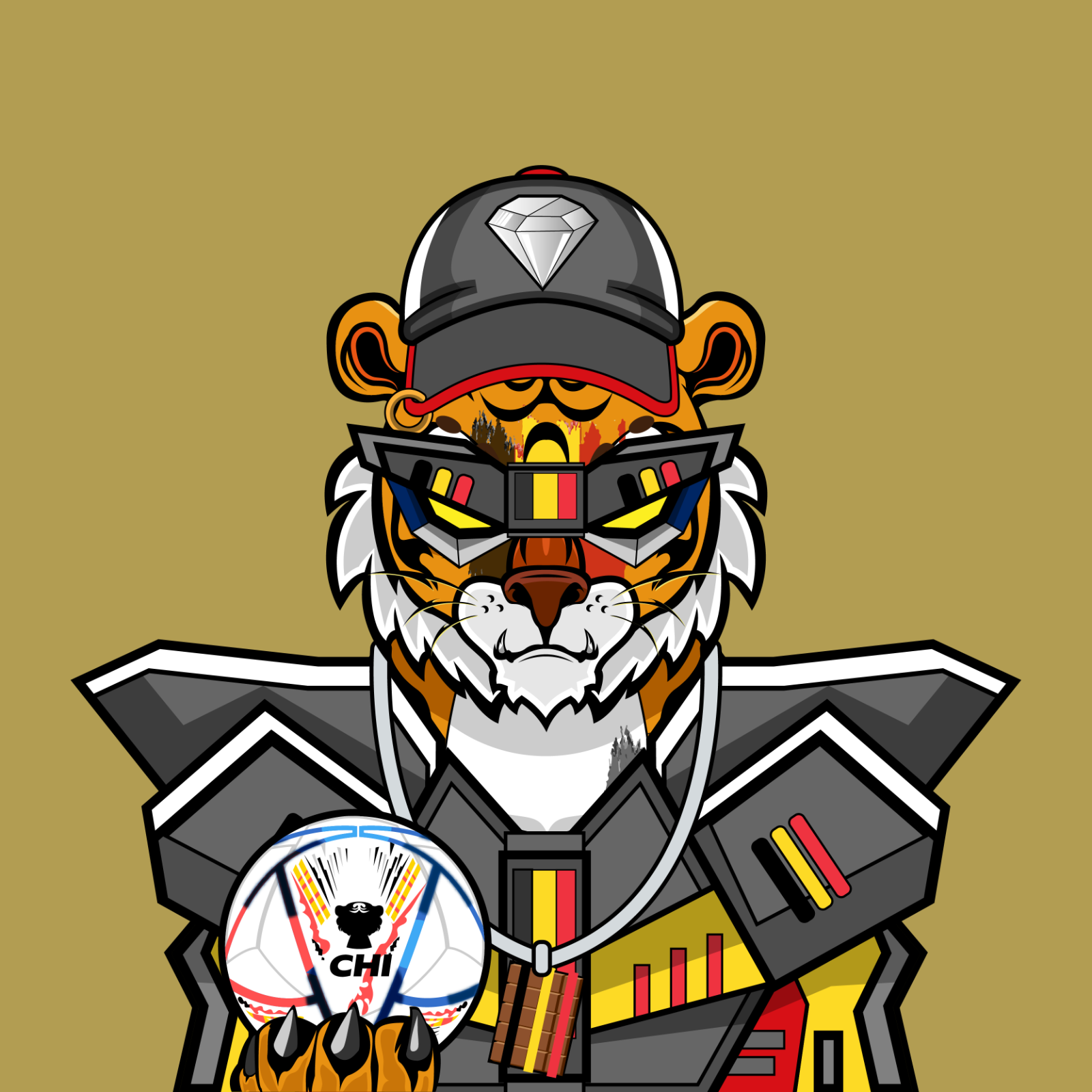 Football TigerChi #1079 NFT on Algorand