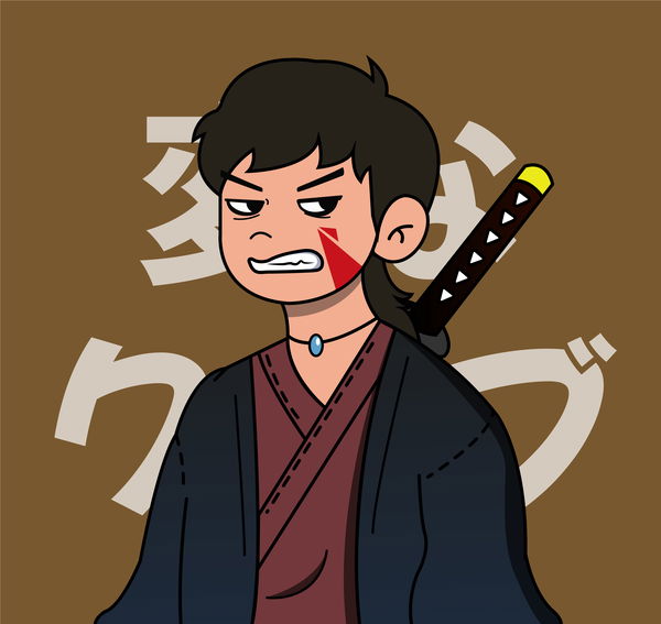 An image of #019 Ginro the samurai