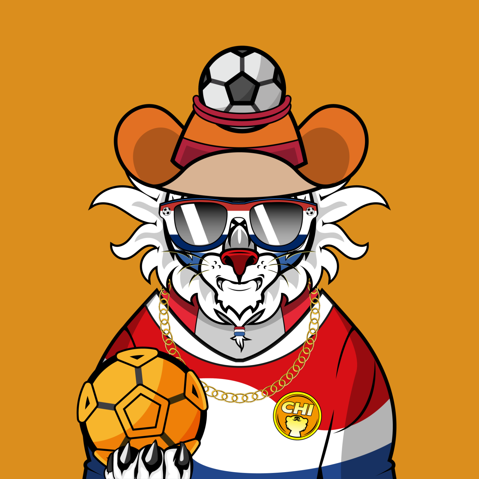 Football TigerChi #1296 NFT on Algorand