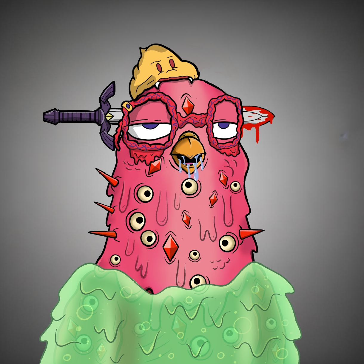 Mutant Ghetto Pigeon #273 NFT on Algorand