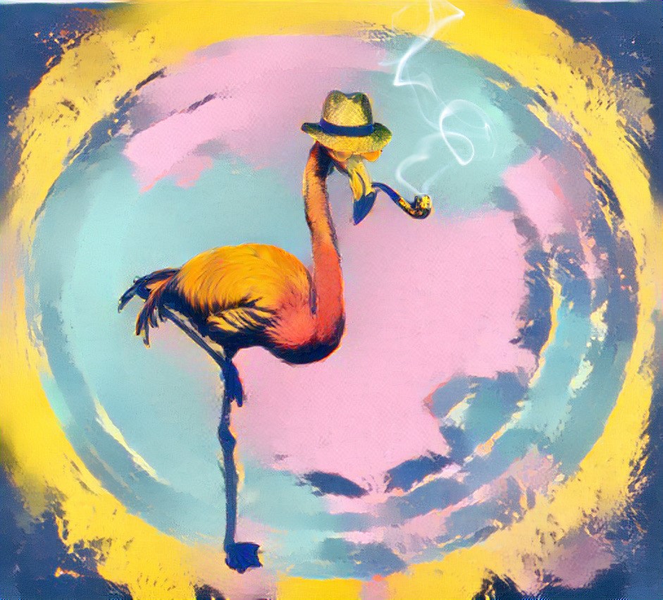 Flamingo Slim NFT on Algorand