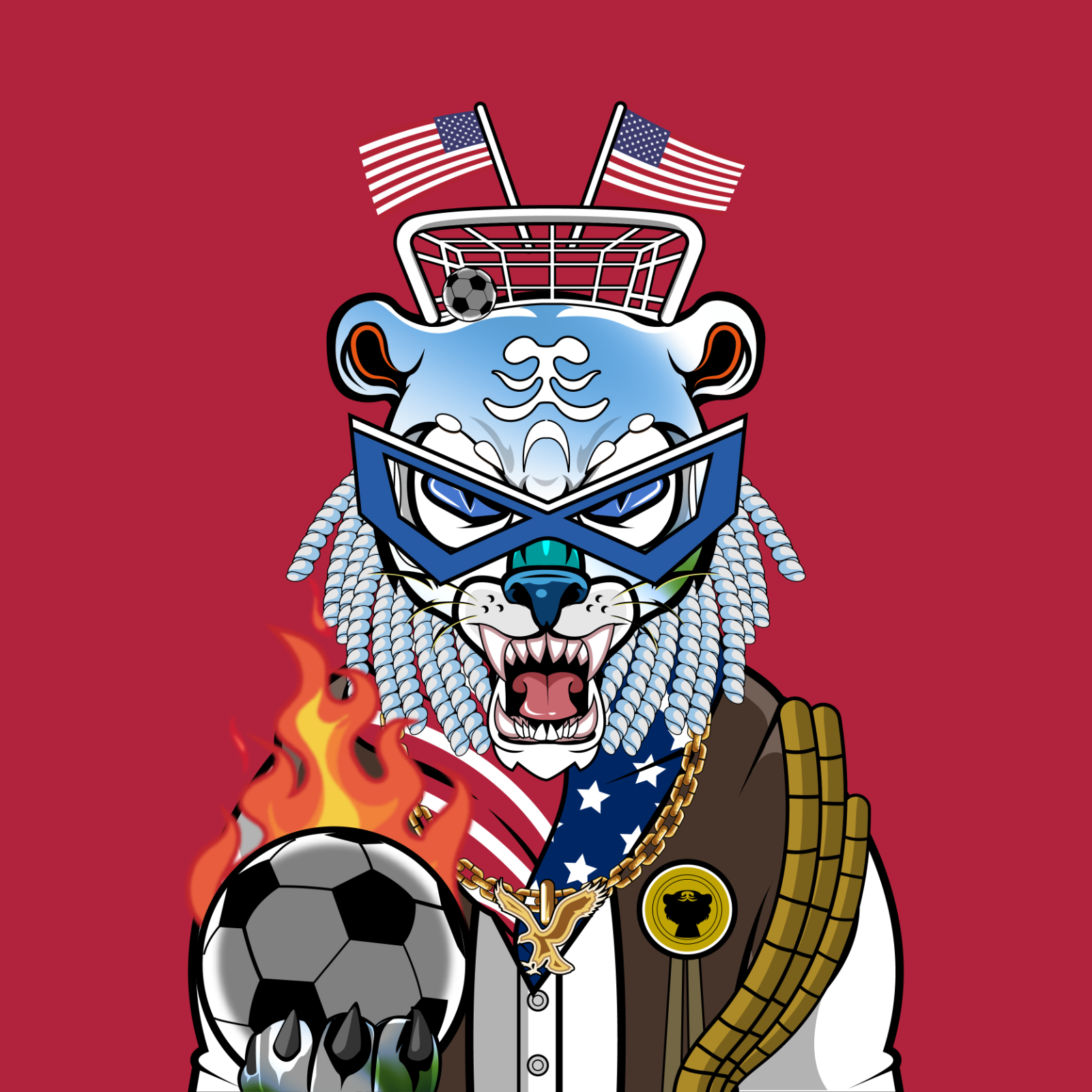 Football TigerChi #1334 NFT on Algorand