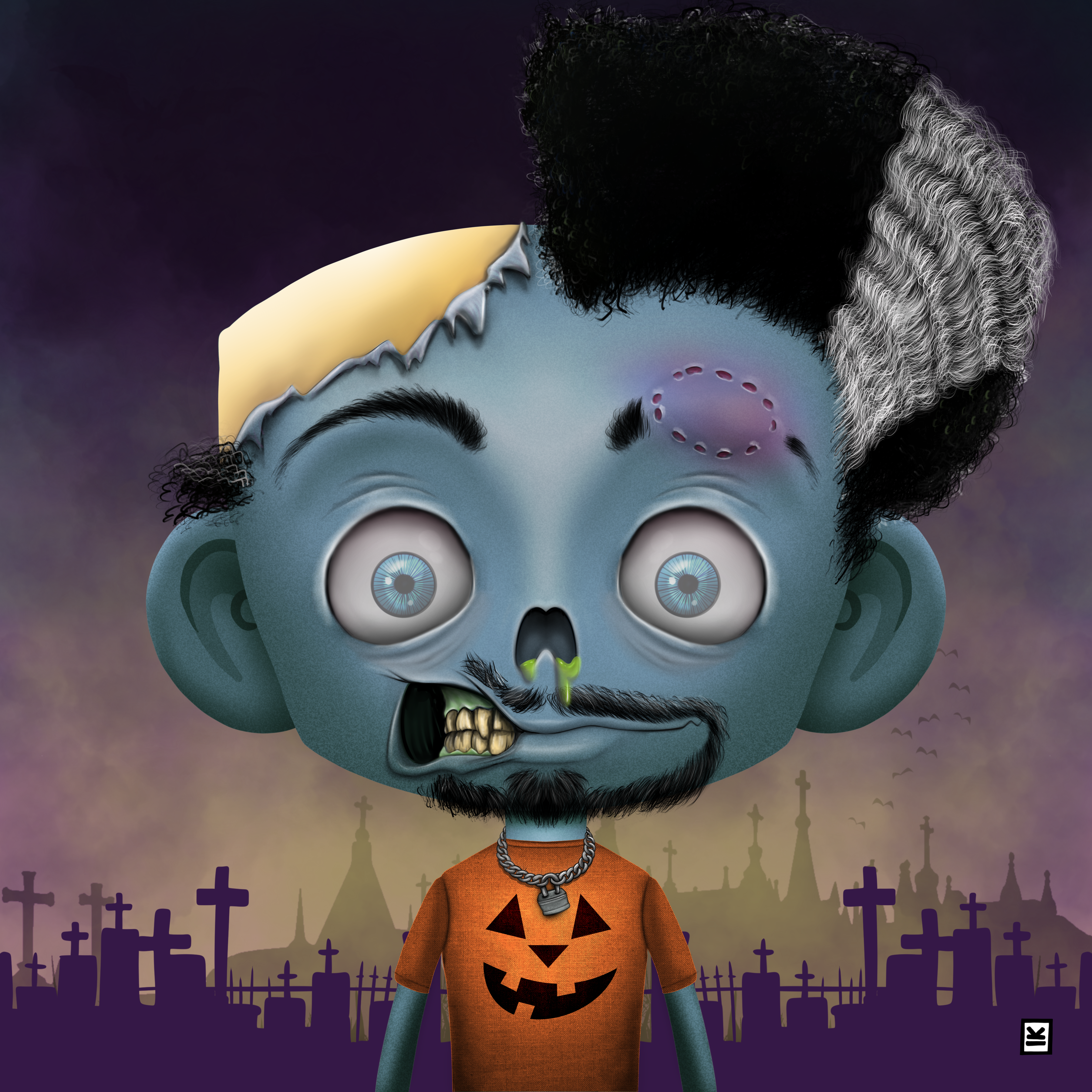 Little Monsters - Zombie #70 NFT on Algorand