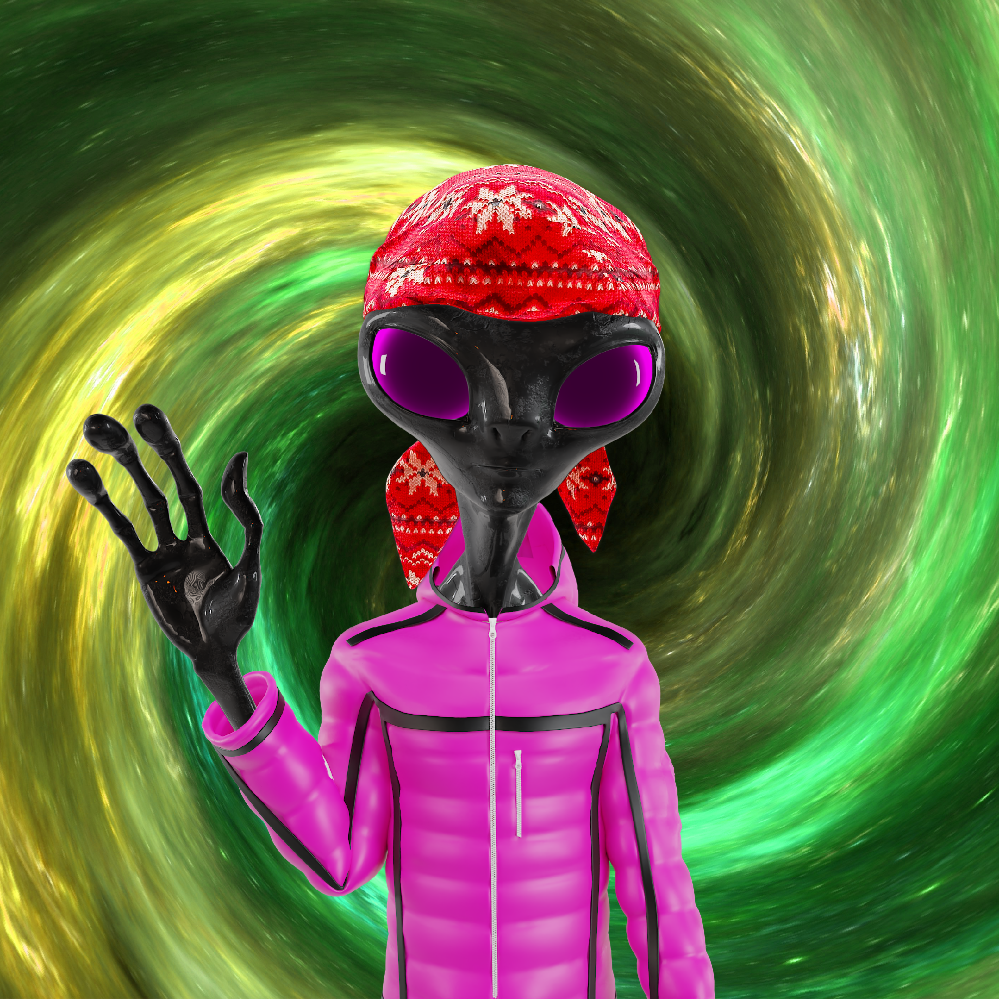 Alien Tourism2552 NFT on Algorand