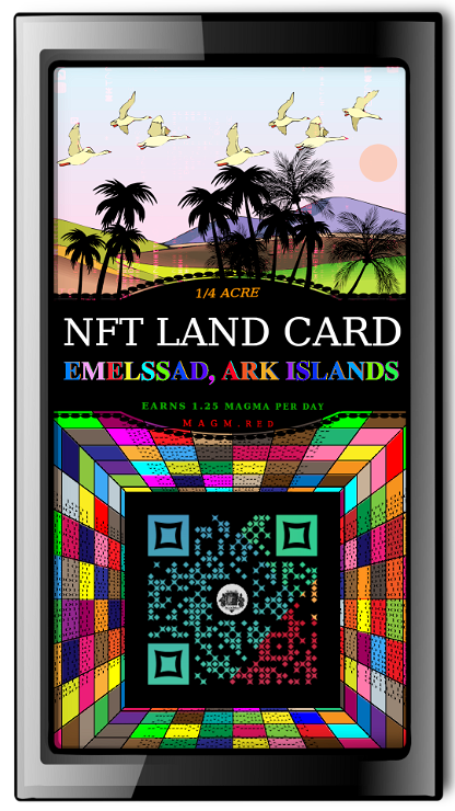 1/4 ACRE NFT LAND CARD