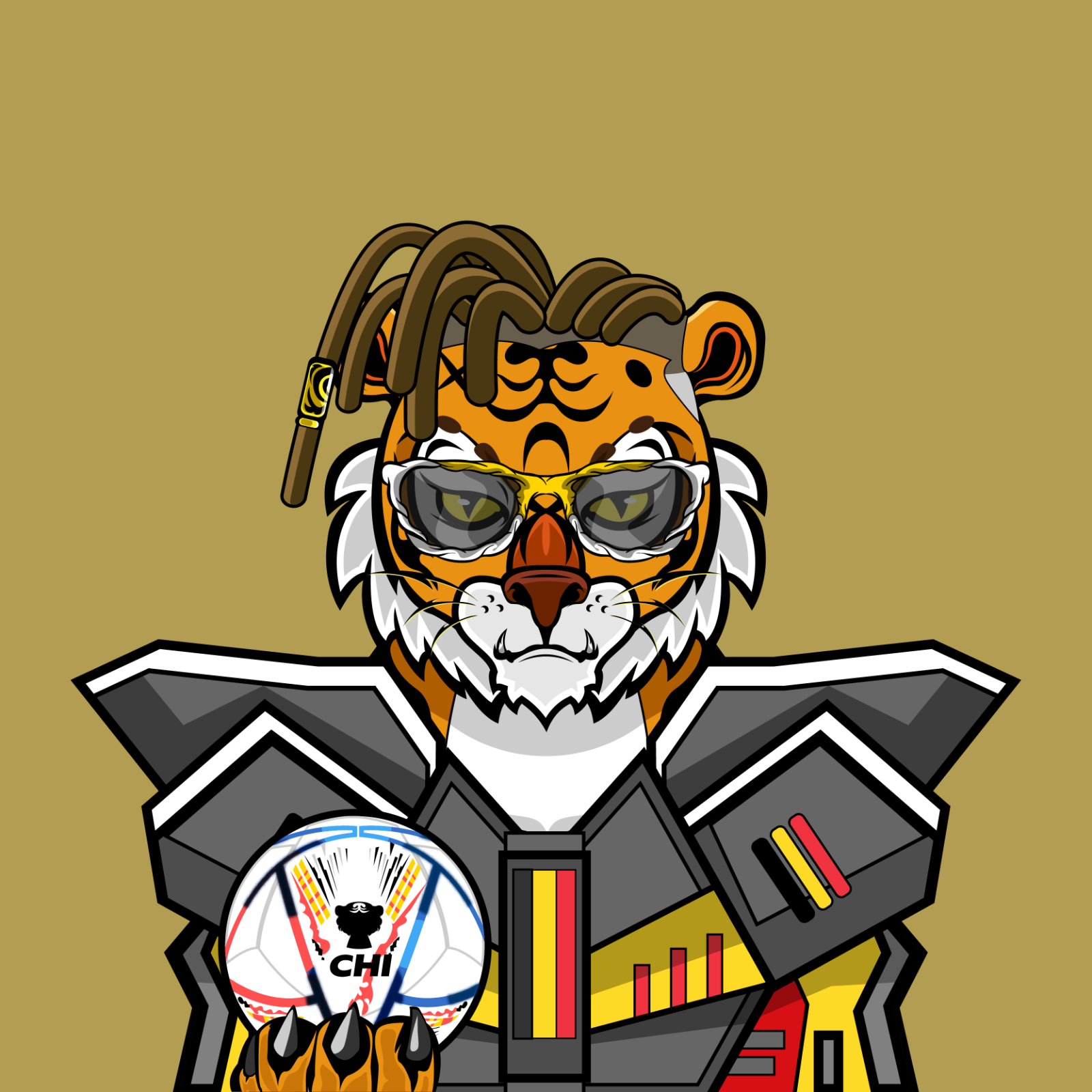 Football TigerChi #0732 NFT on Algorand