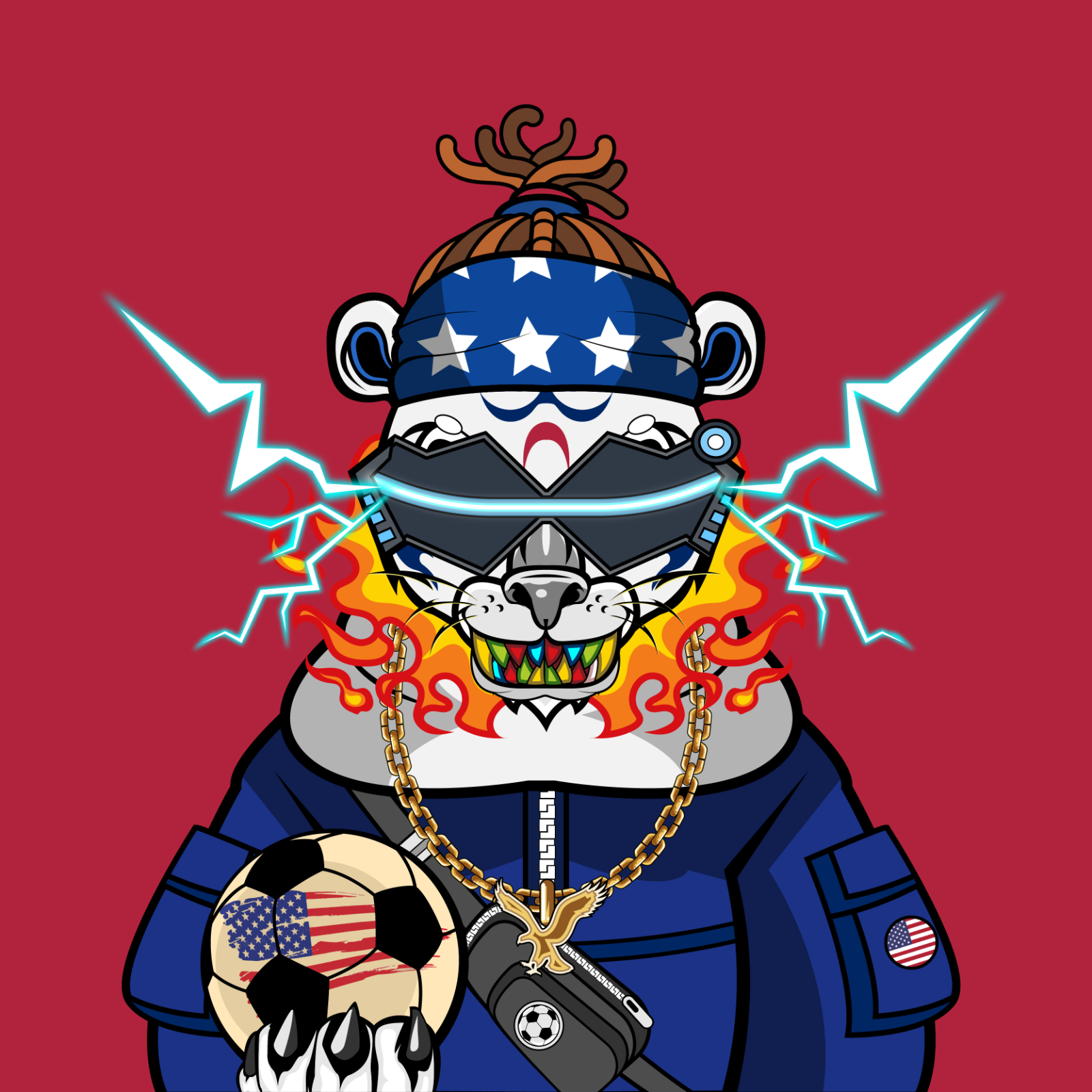 Football TigerChi #0912 NFT on Algorand