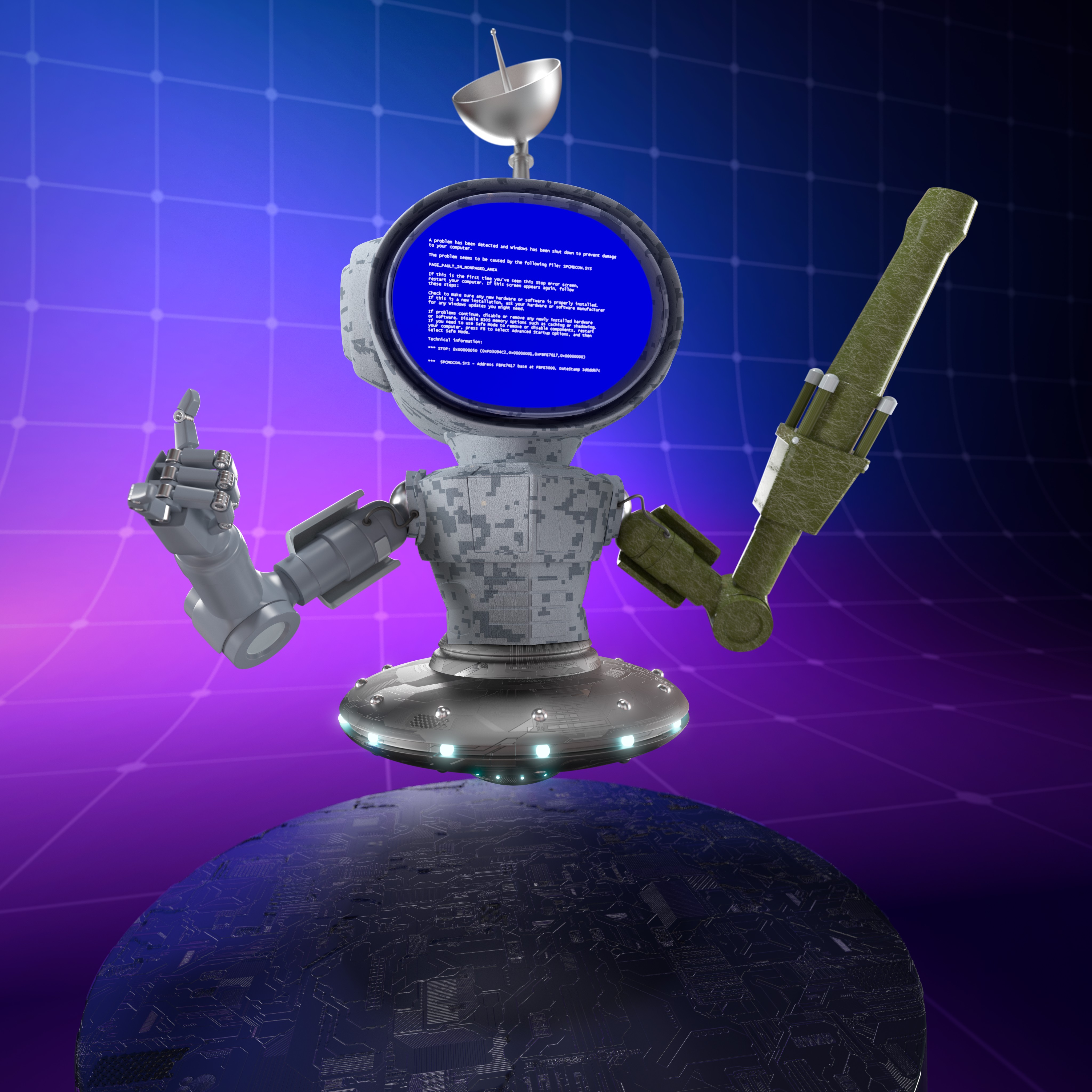 SockBot V1 No. 0057 NFT on Algorand