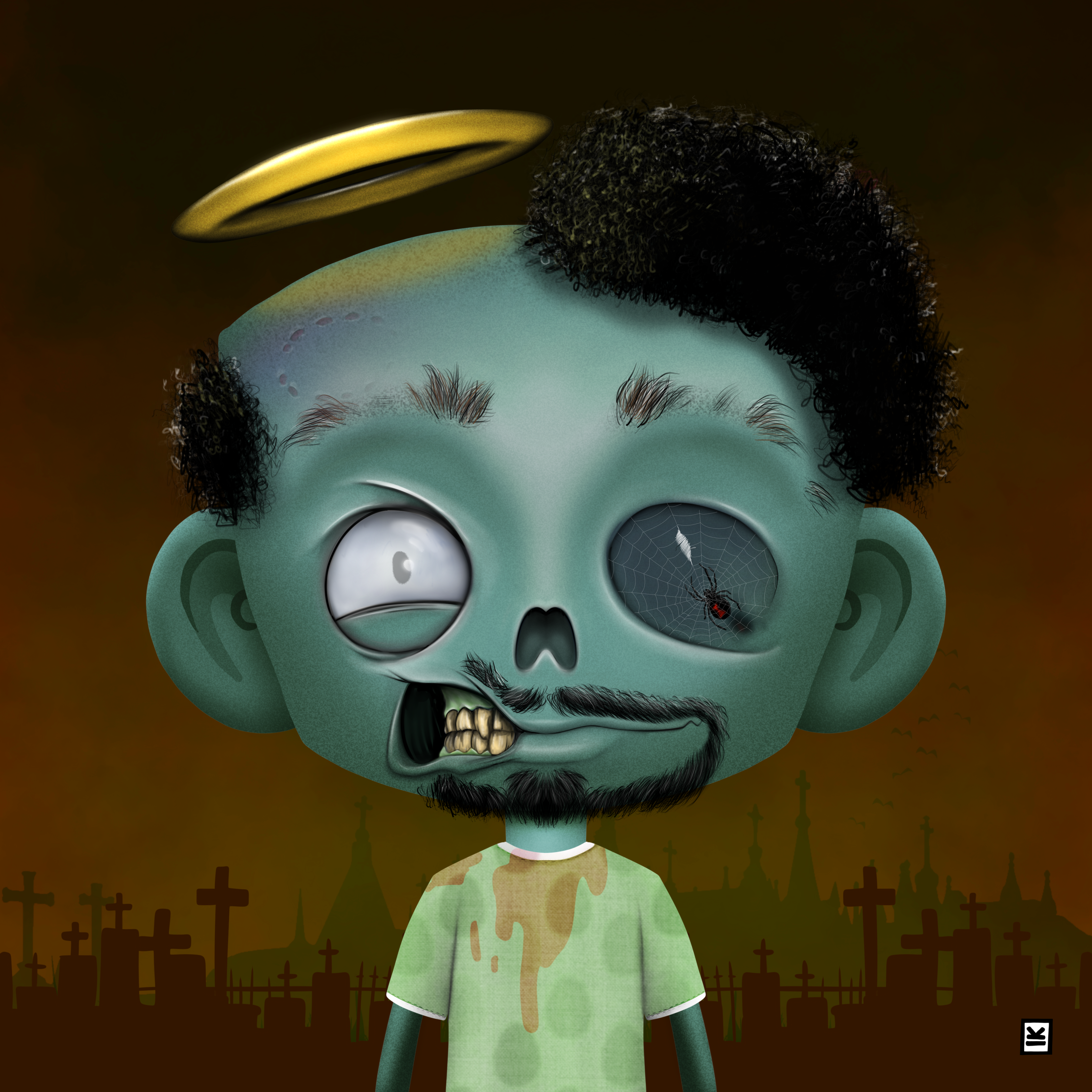 Little Monsters - Zombie #66 NFT on Algorand