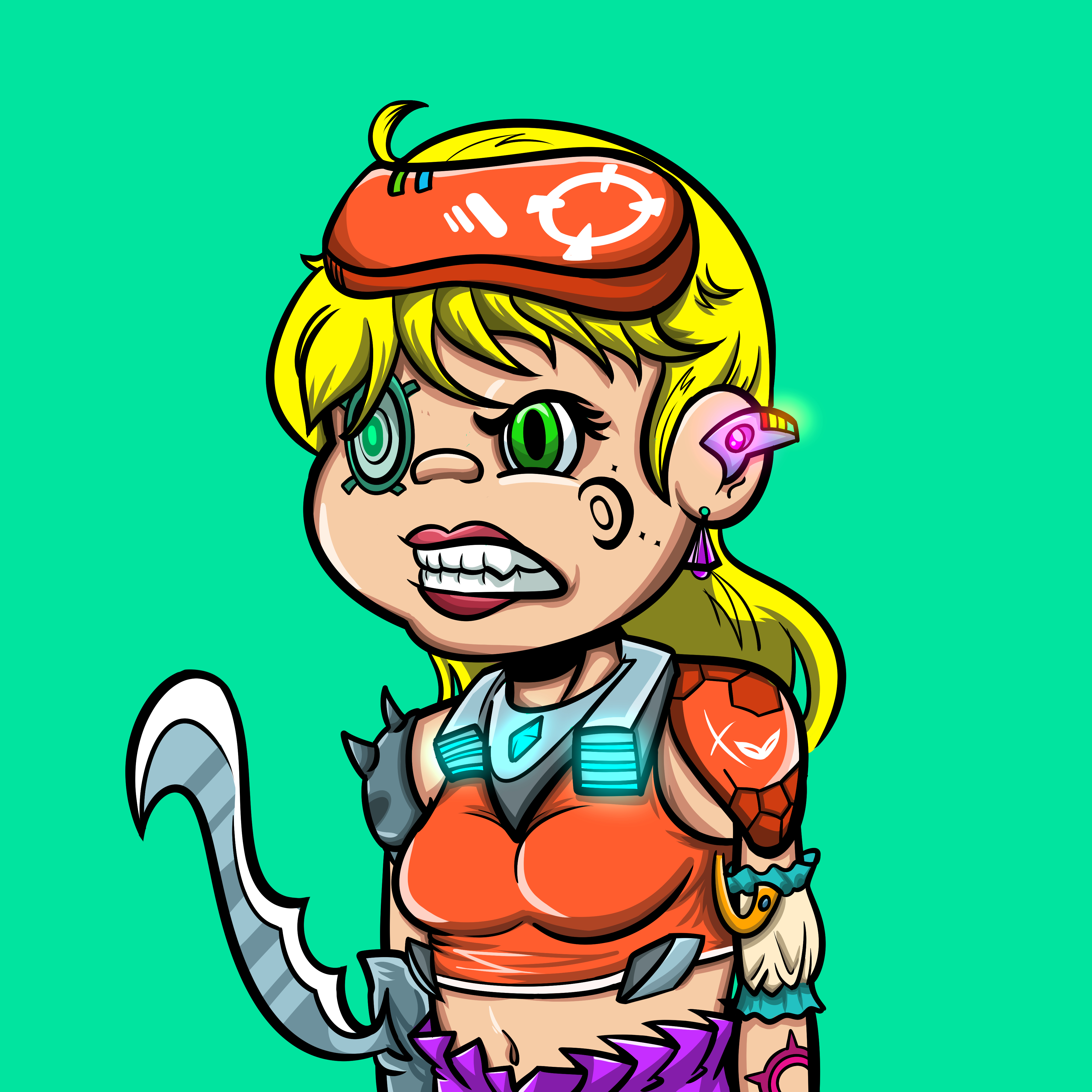 Crazy Girl #040 NFT on Algorand