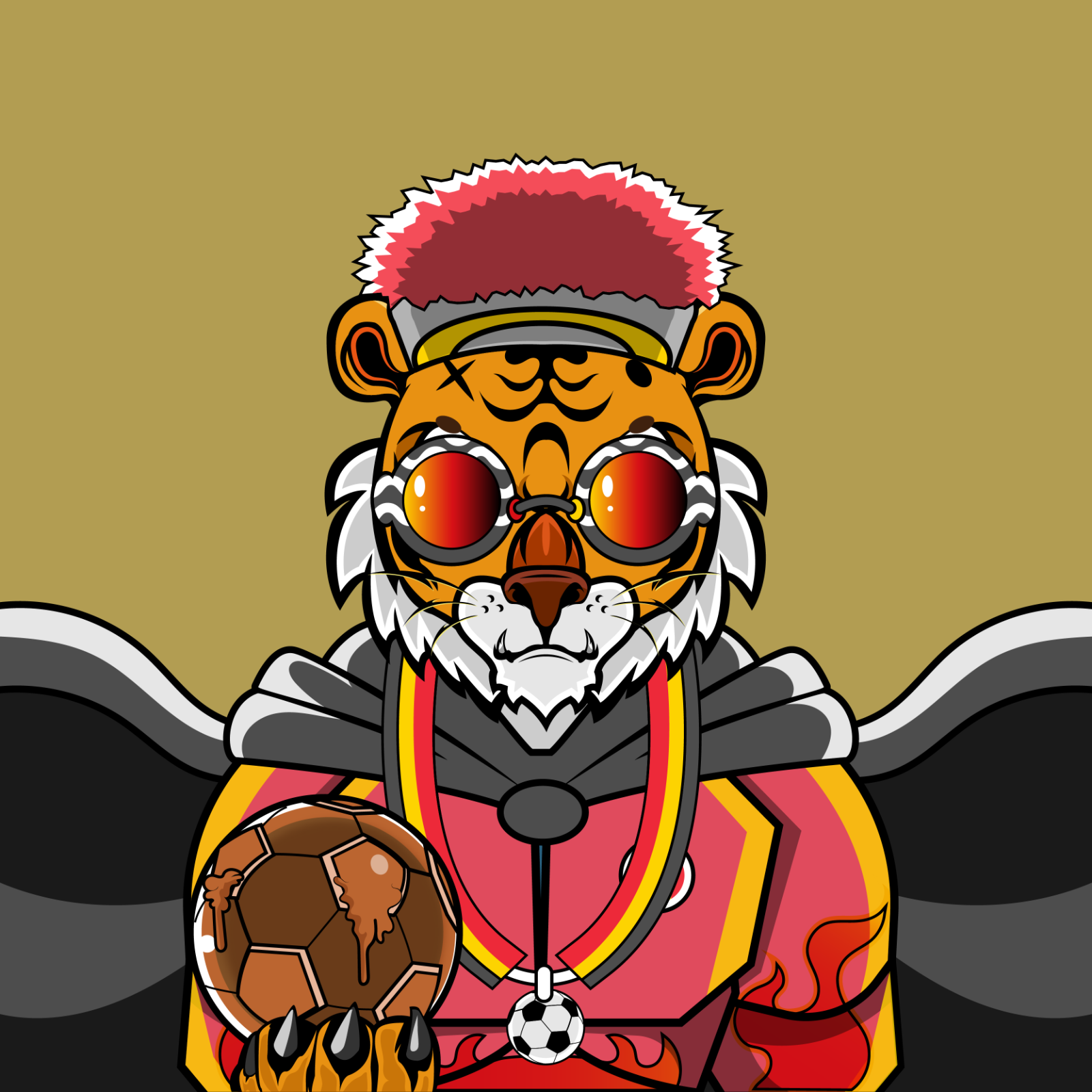 Football TigerChi #1071 NFT on Algorand