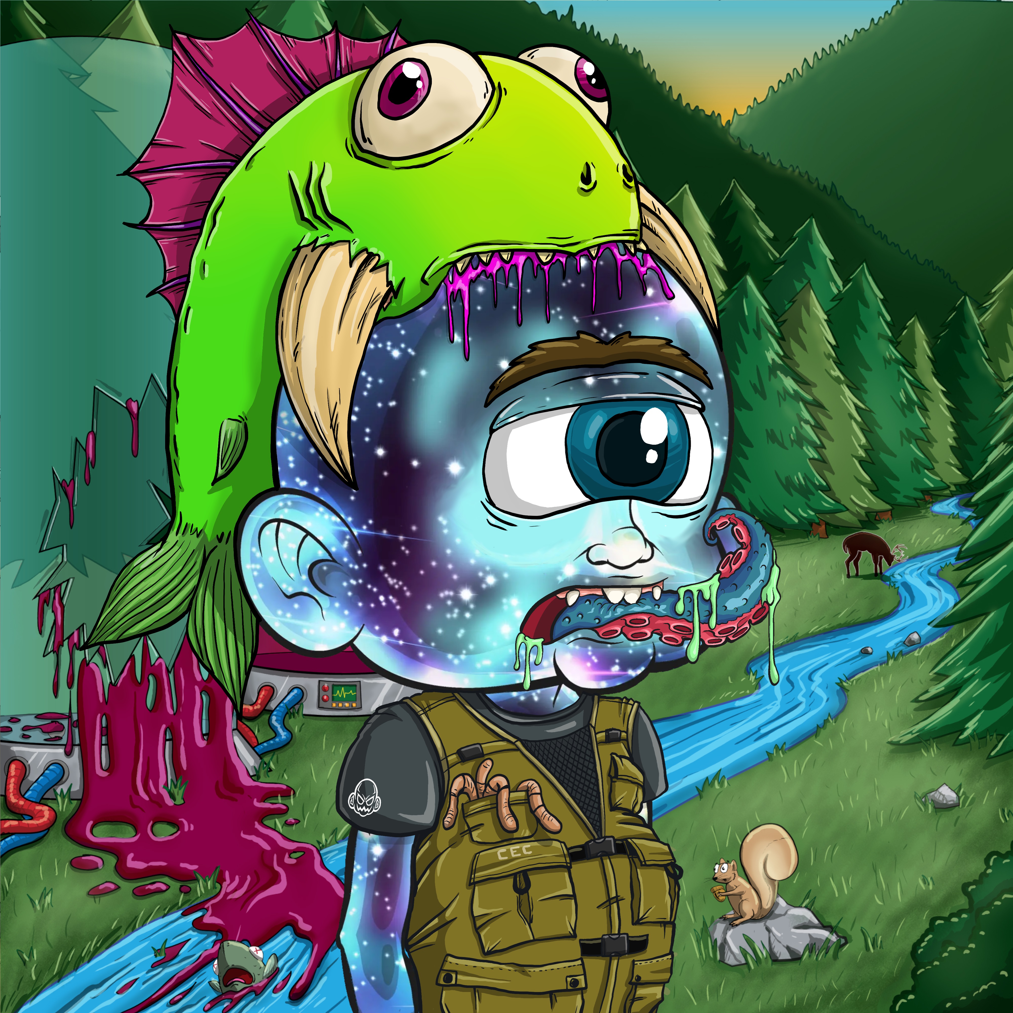 CRAZY COP #5046 NFT on Algorand