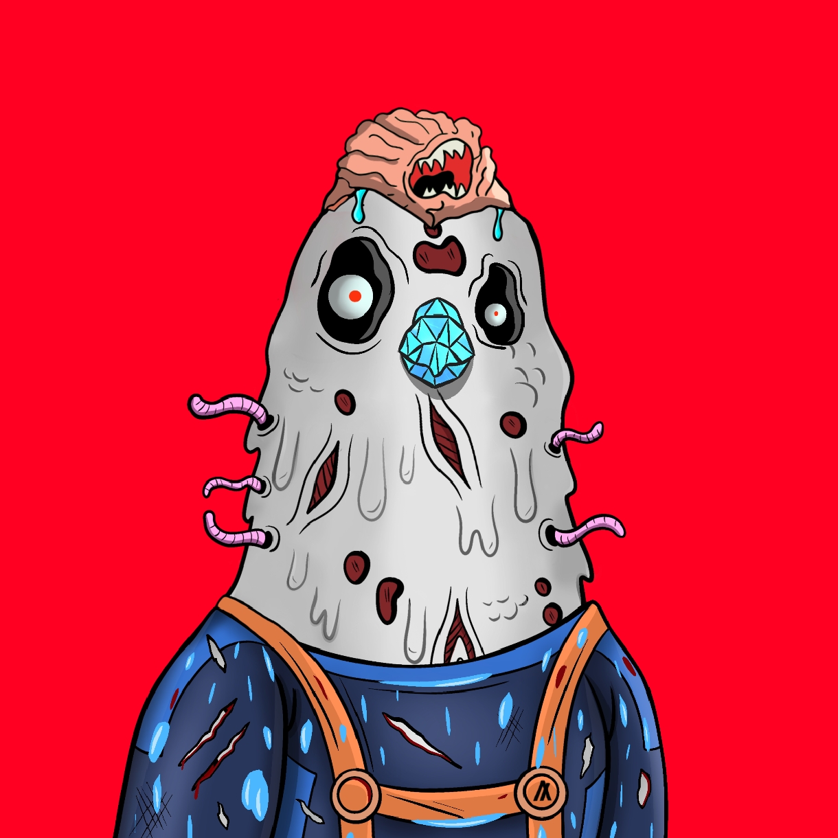 Mutant Ghetto Pigeon #612 NFT on Algorand