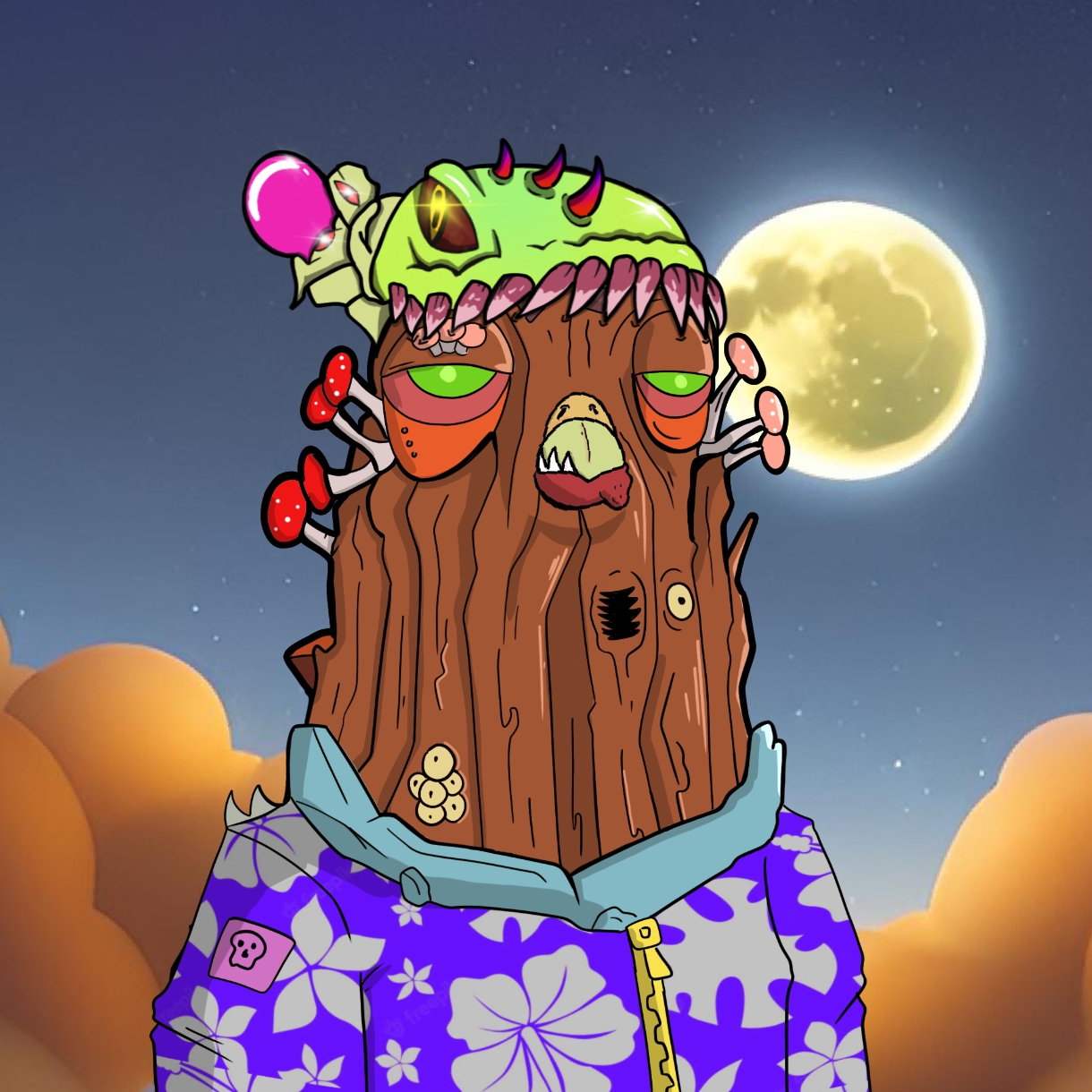 Mutant Ghetto Pigeon #442 NFT on Algorand