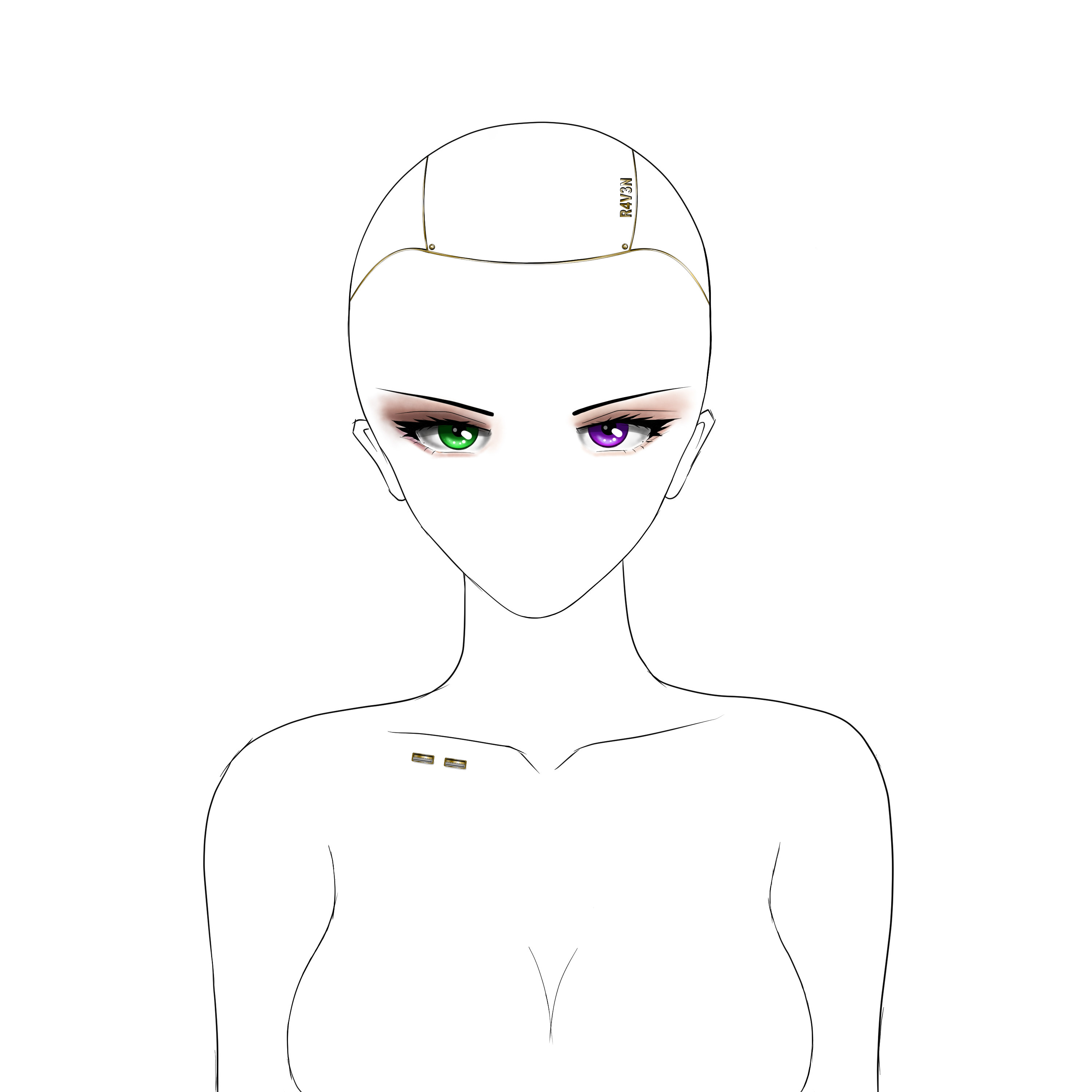 R4V3N Trait - Eyes 10 NFT on Algorand