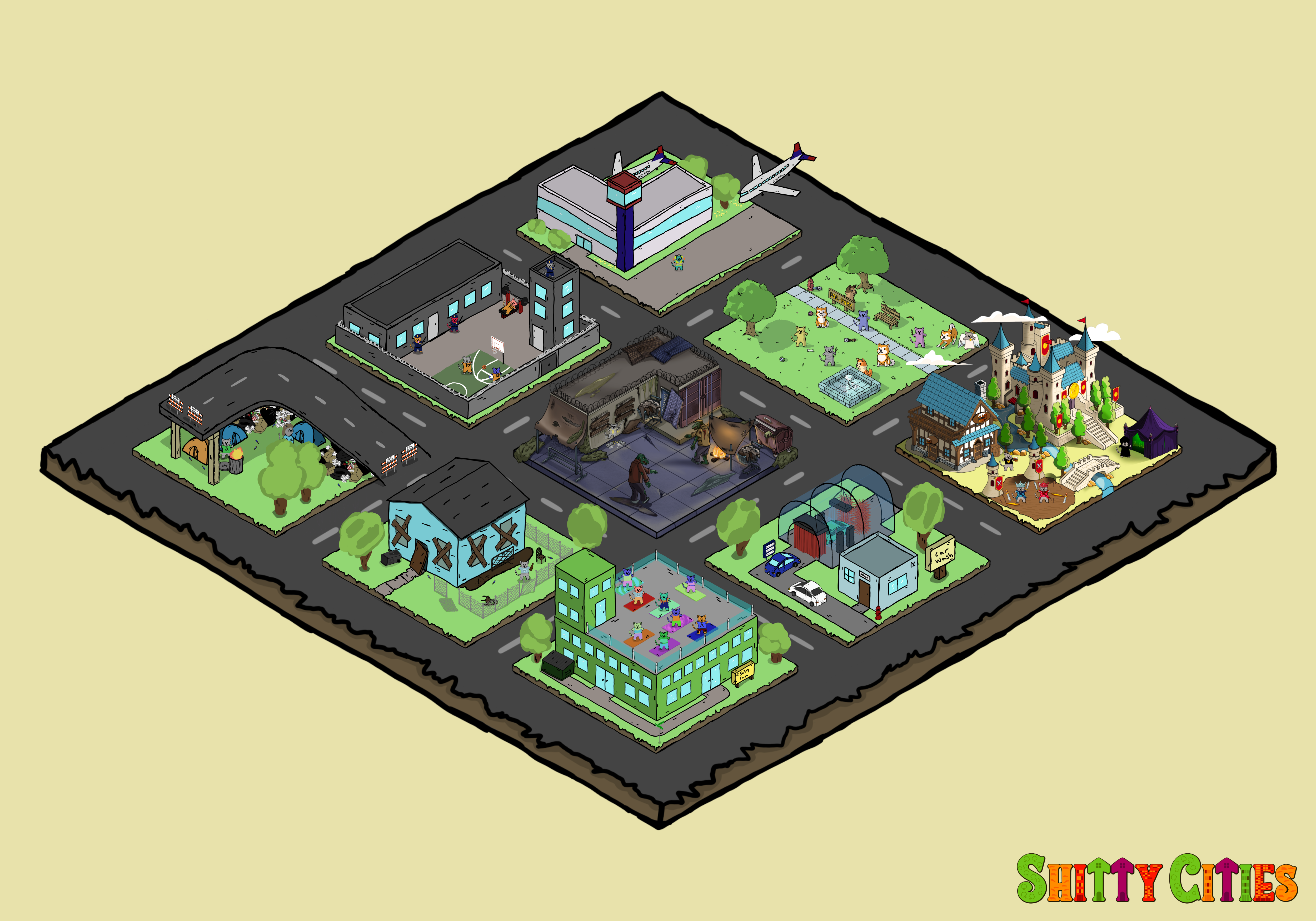 Shitty City #270 NFT on Algorand