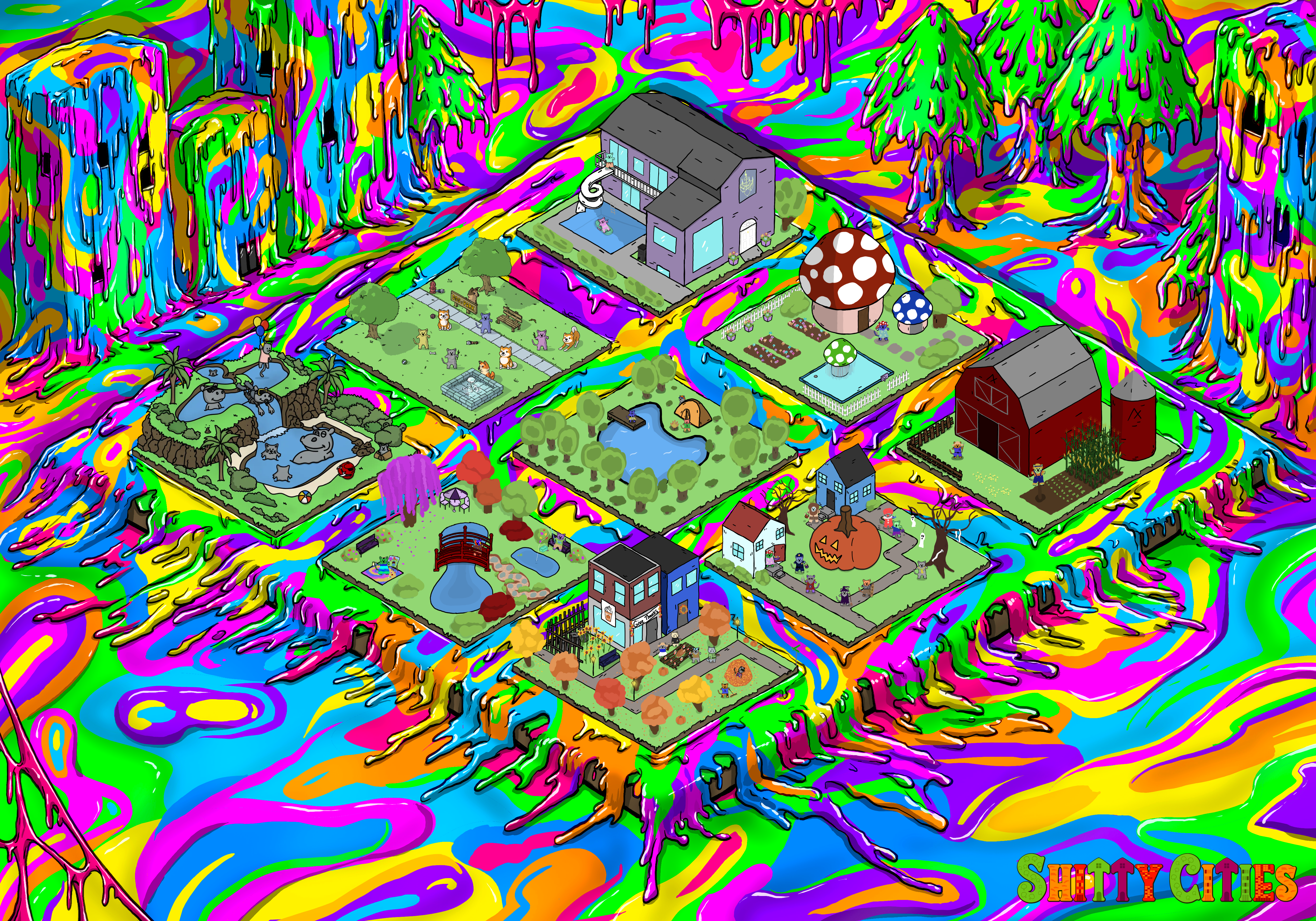 Shitty City #54 NFT on Algorand