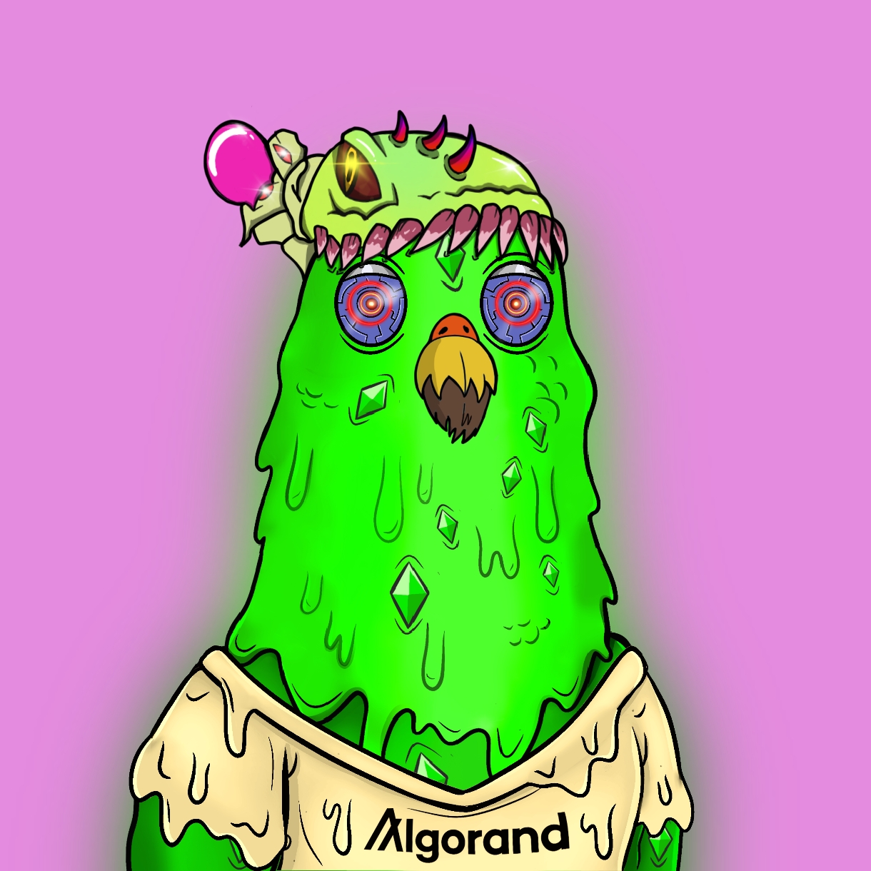 Mutant Ghetto Pigeon #379 NFT on Algorand