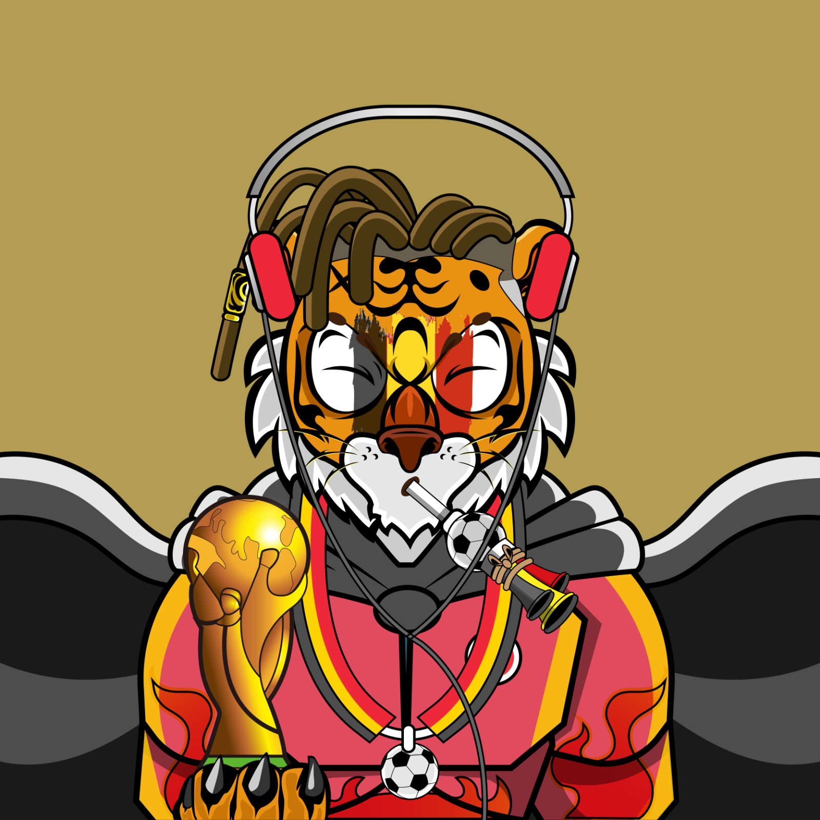 Football TigerChi #1047 NFT on Algorand