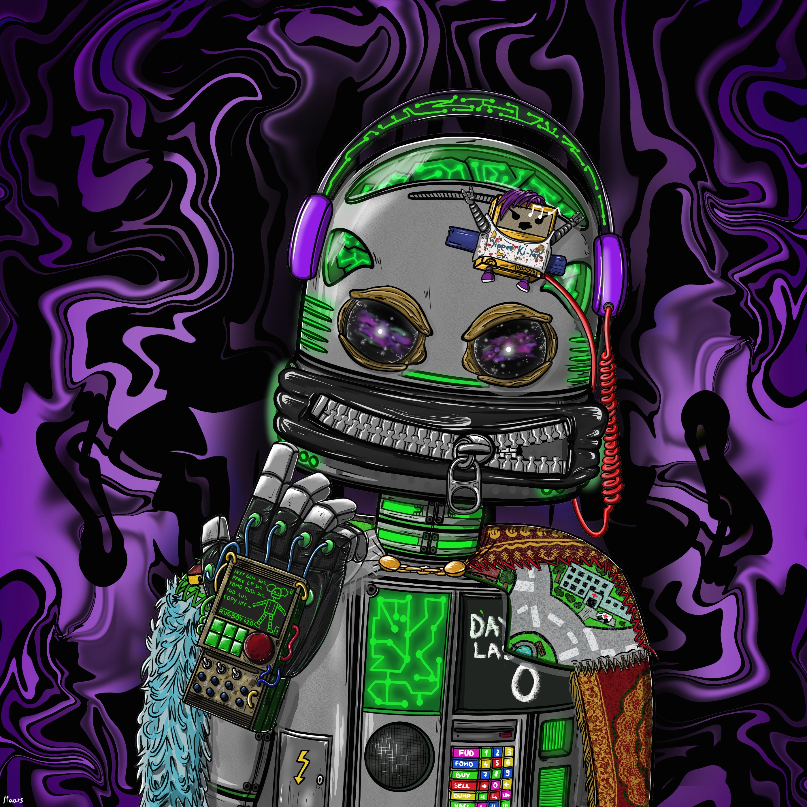 Mental Marvin #2727 NFT on Algorand