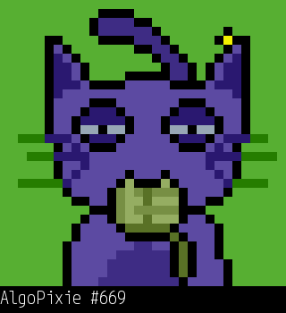 Algo Pixie #669 NFT on Algorand