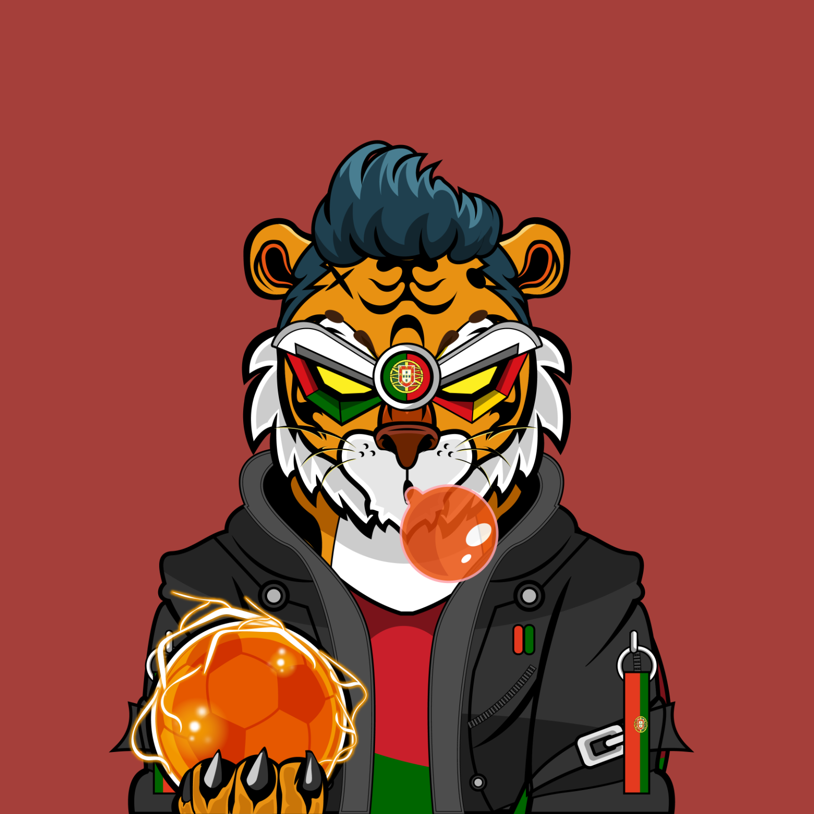 Football TigerChi #1141 NFT on Algorand