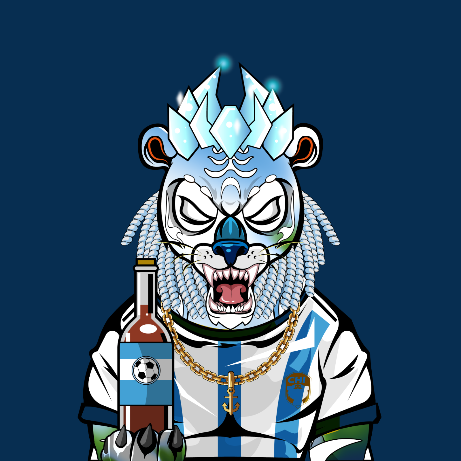 Football TigerChi #0734 NFT on Algorand