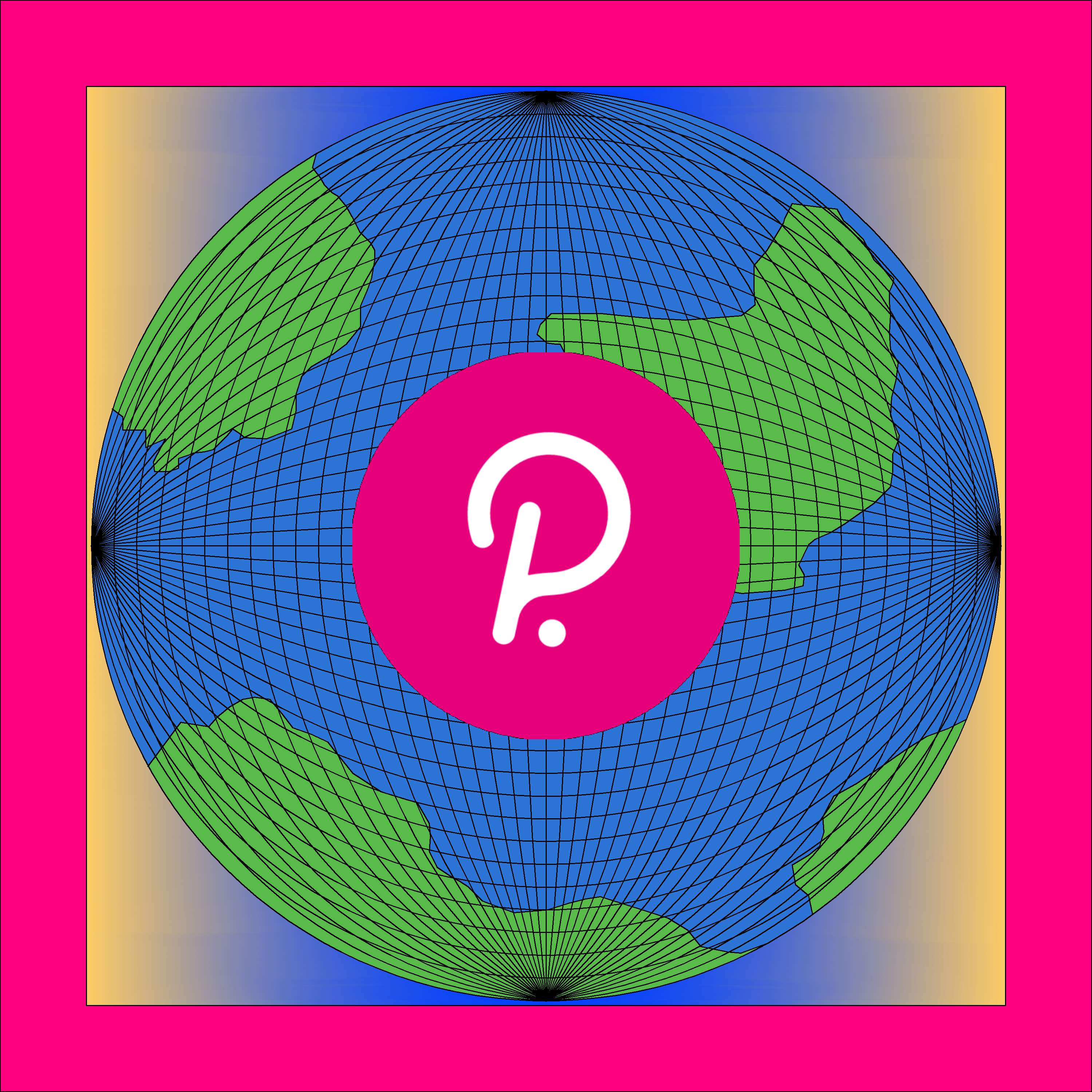CryptoWorld #004 POLKADOT NFT on Algorand