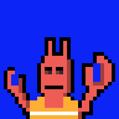Pixel Lobster #142