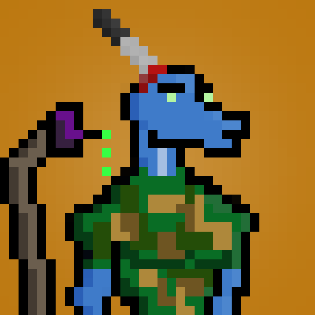 Pixel Dragon: #258 NFT on Algorand