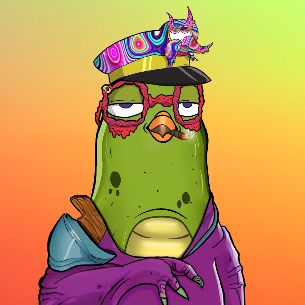 Mutant Ghetto Pigeon #403 NFT on Algorand