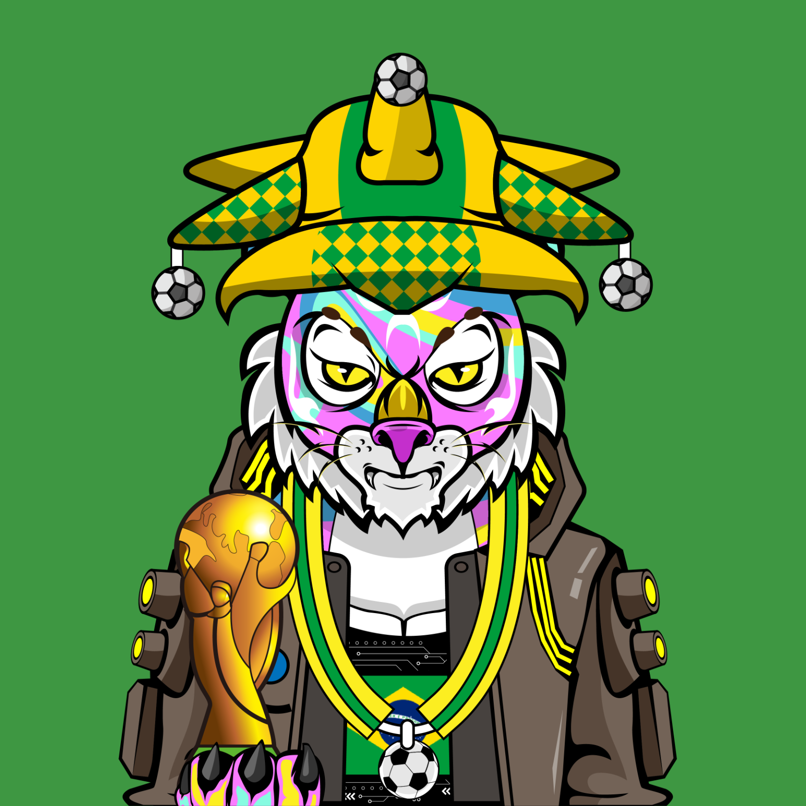 Football TigerChi #0834 NFT on Algorand