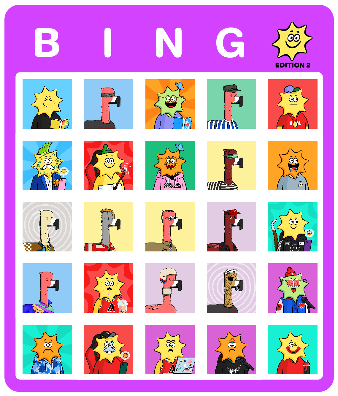 Solmate Bingo Ed. 2 #34 NFT on Algorand