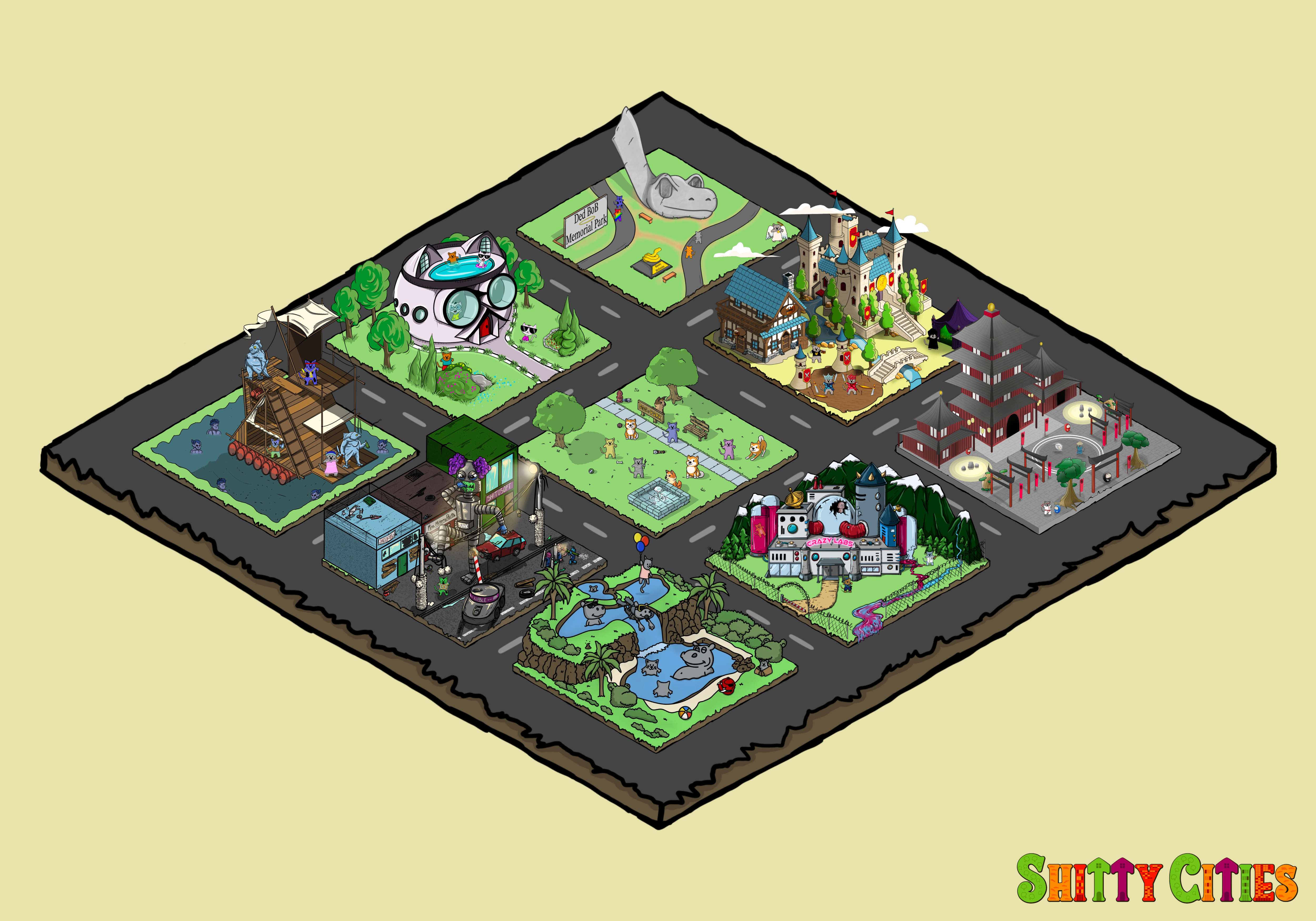 Shitty City #111 NFT on Algorand