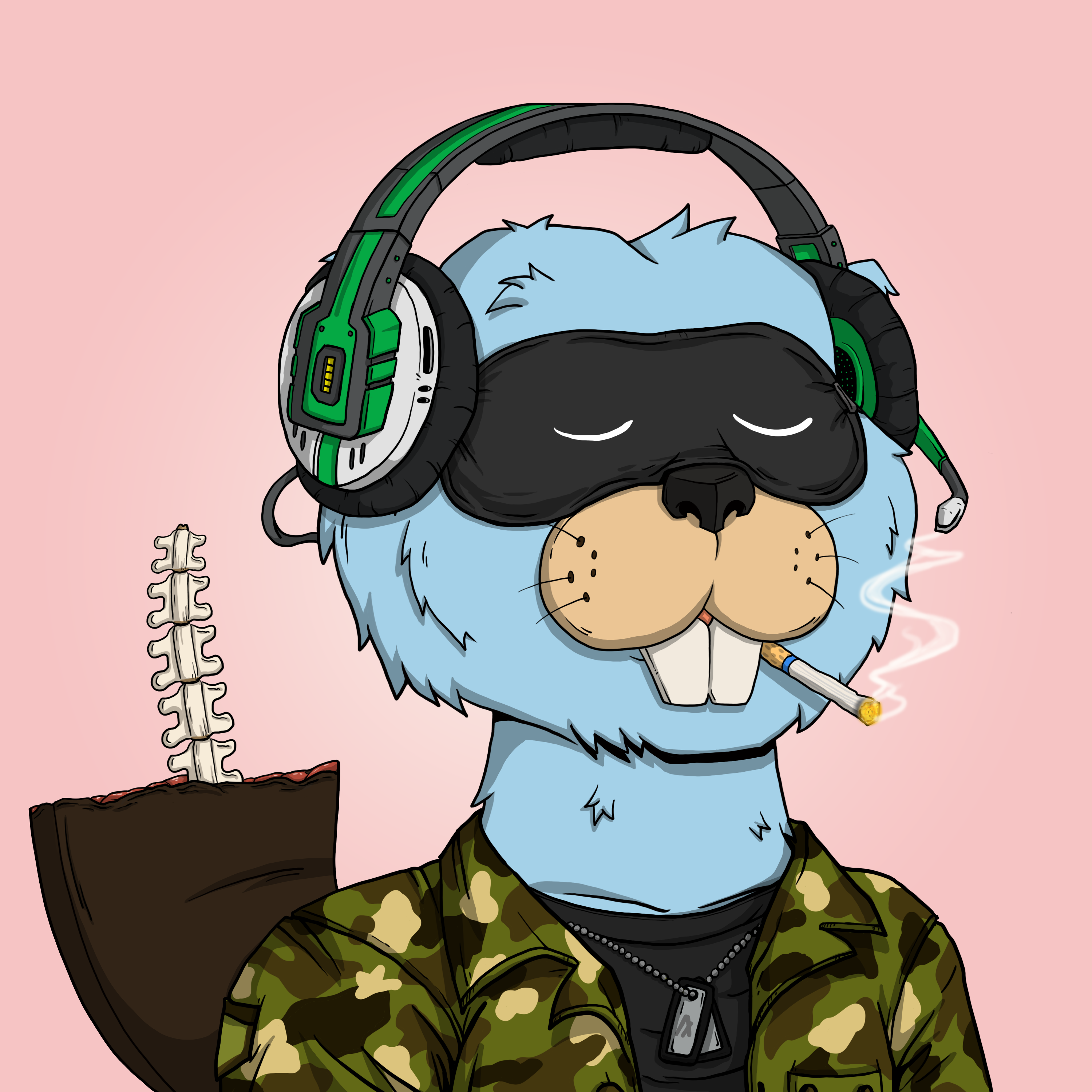 Beava Buds #1254 NFT on Algorand