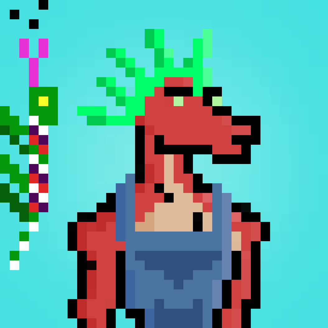 Pixel Dragon: #006 NFT on Algorand