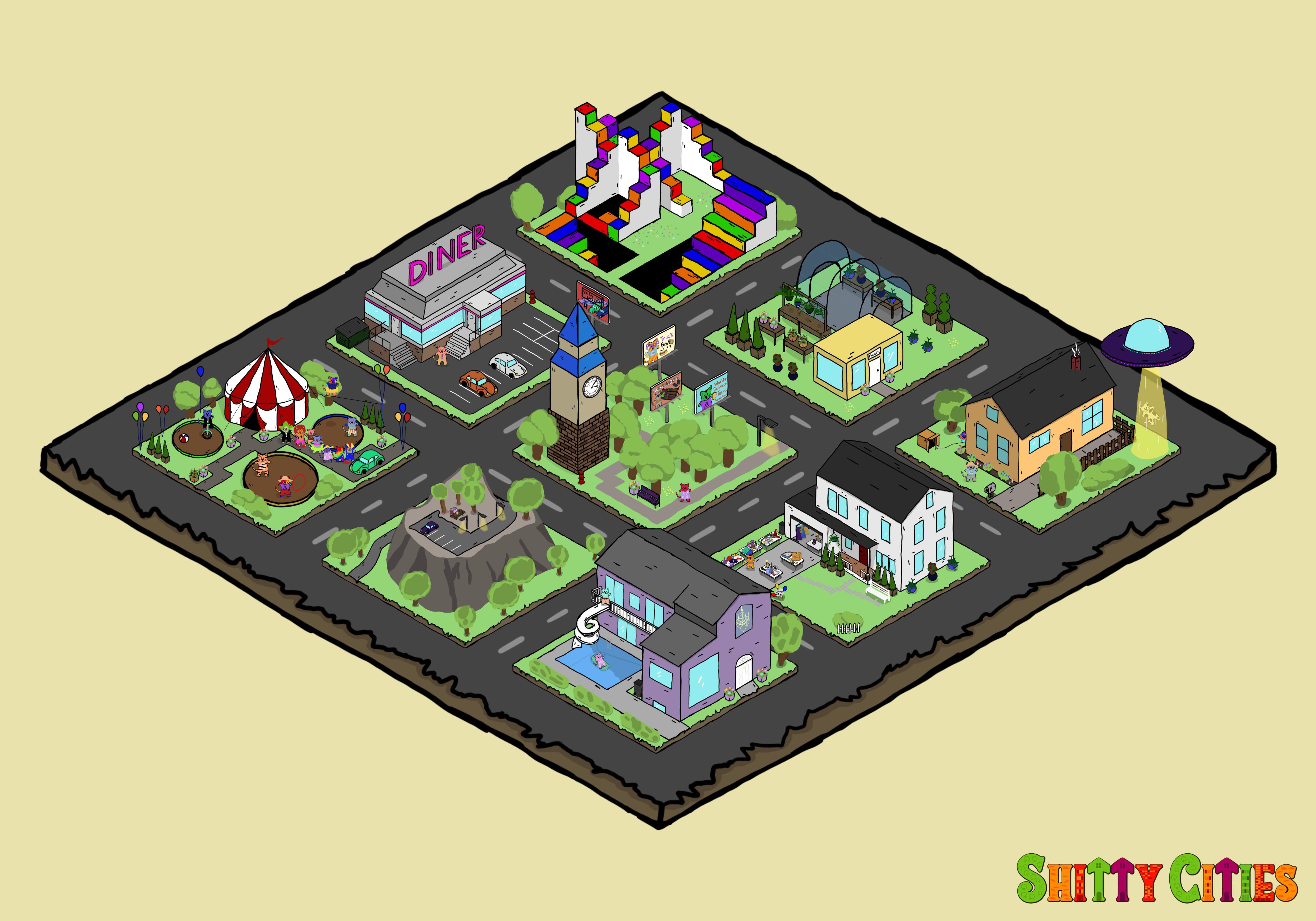 Shitty City #44 NFT on Algorand