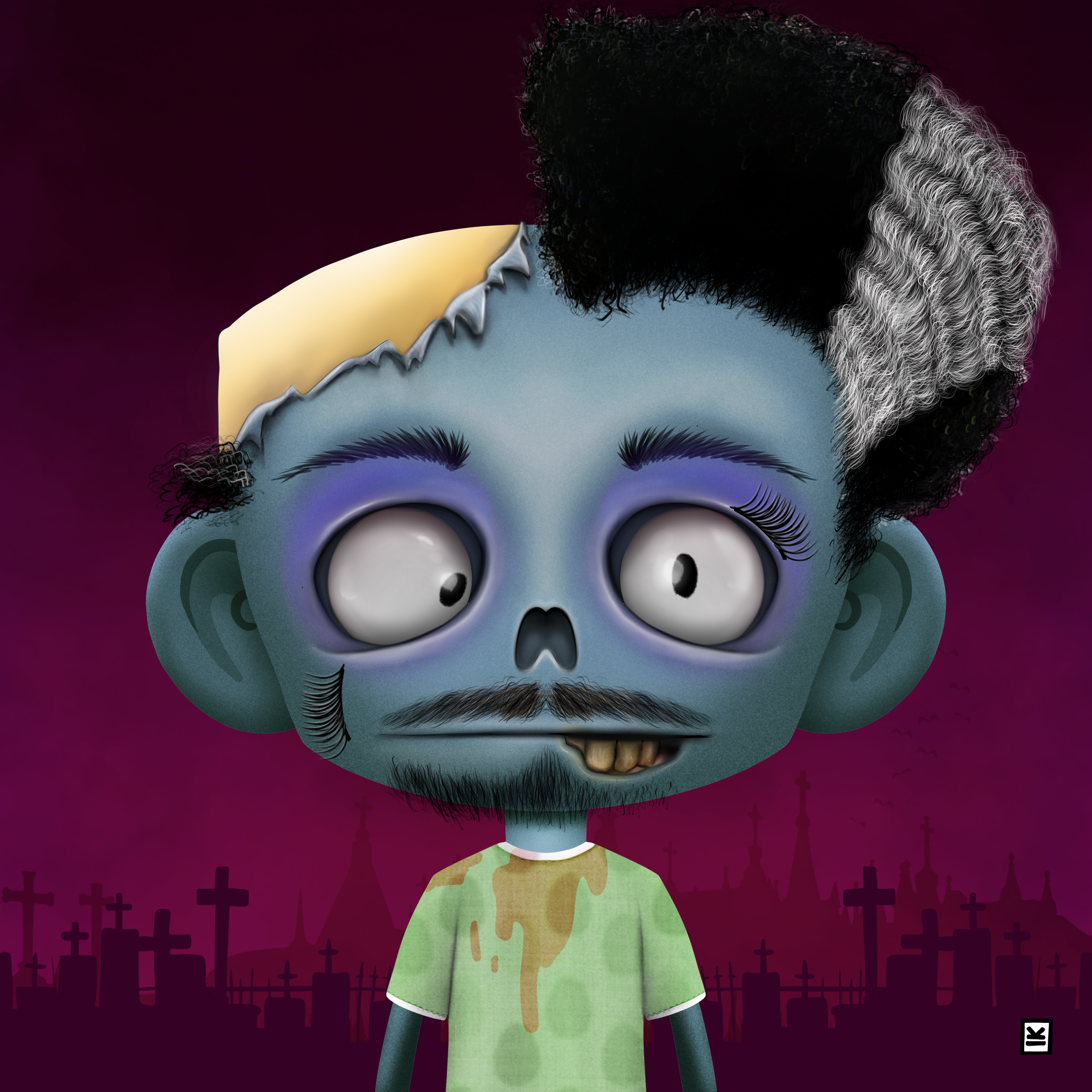 Little Monsters - Zombie #40 NFT on Algorand