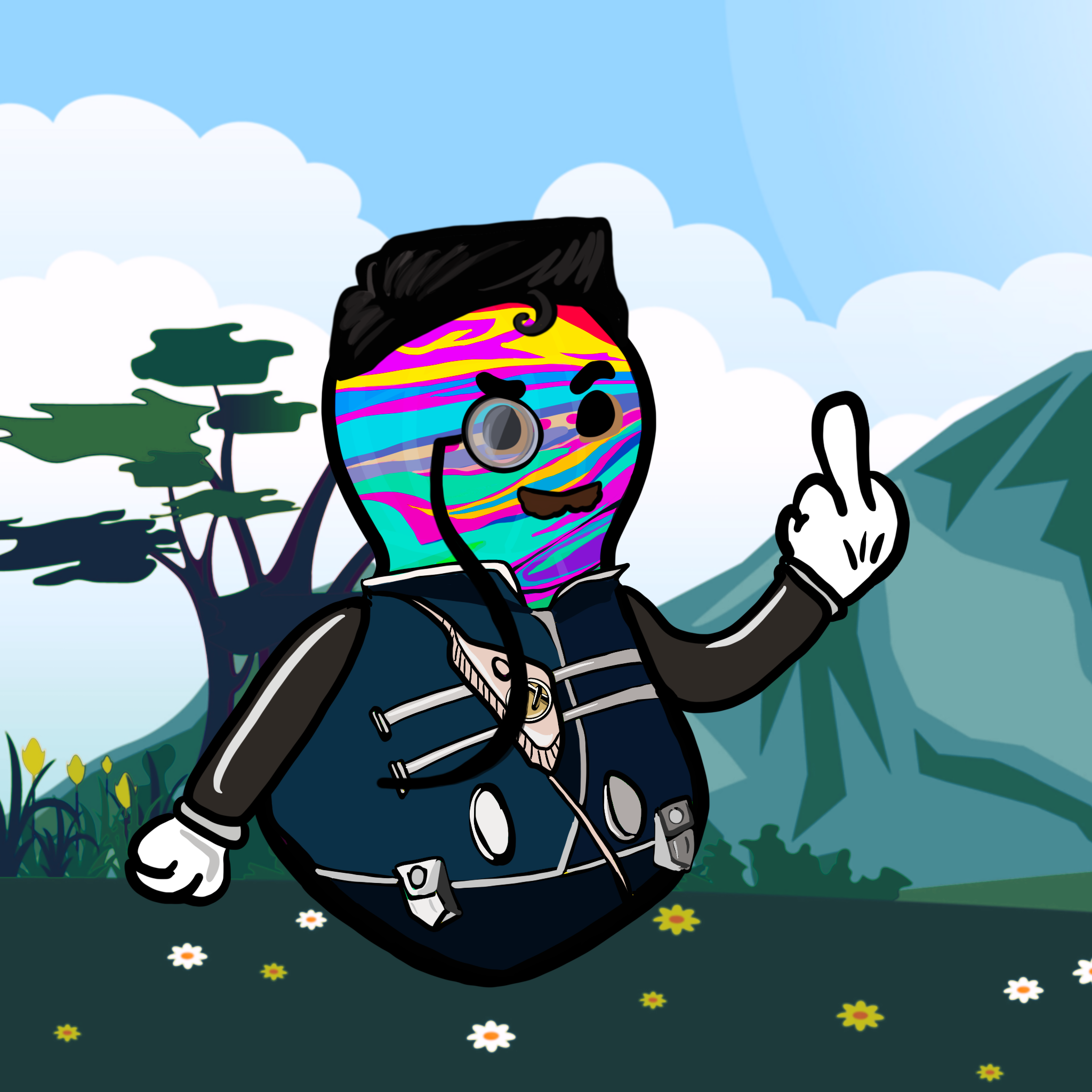 Dope Peanut Society #87 NFT on Algorand