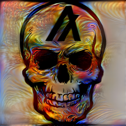 Mystic Swirl Skull