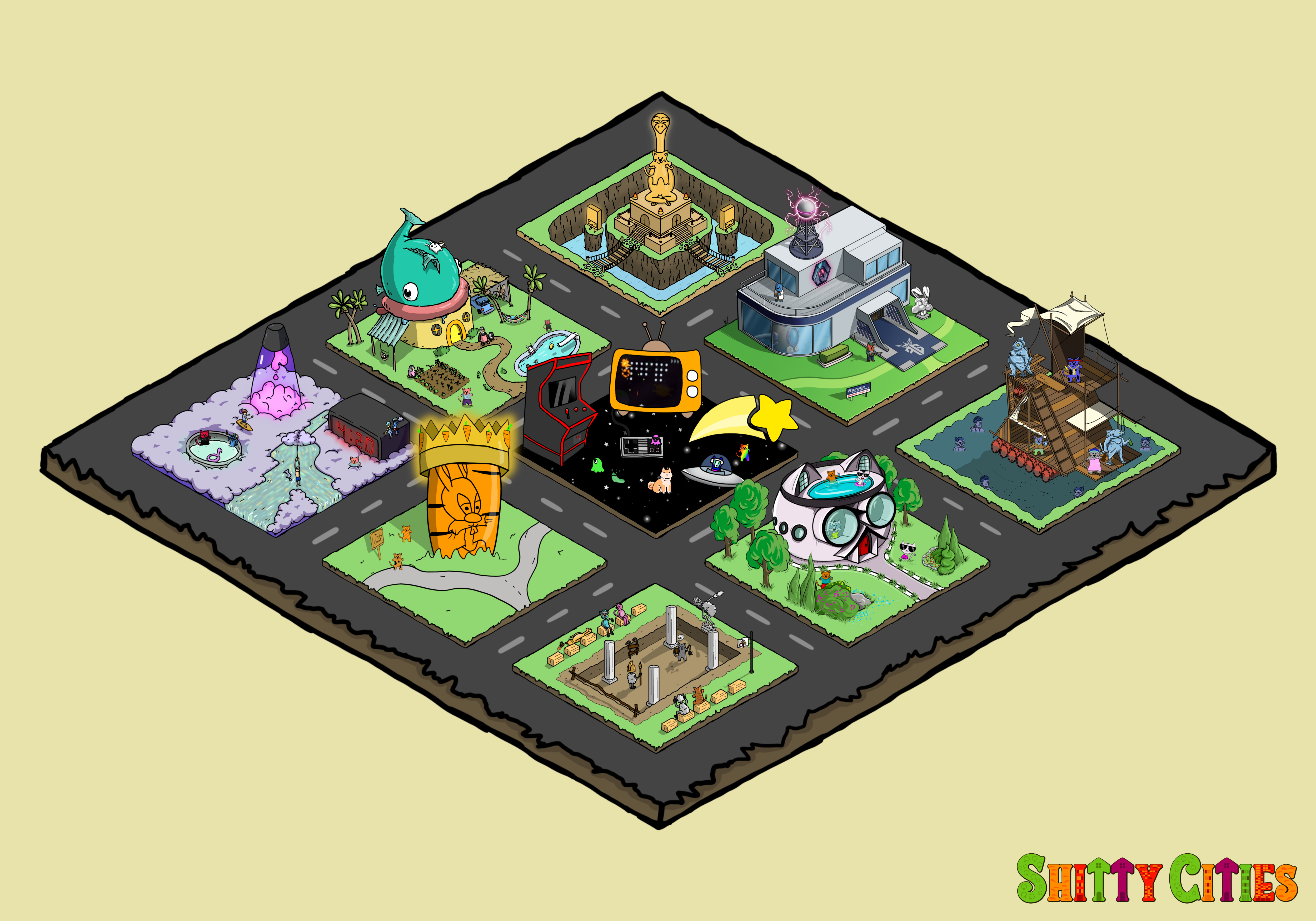Shitty City #356 NFT on Algorand